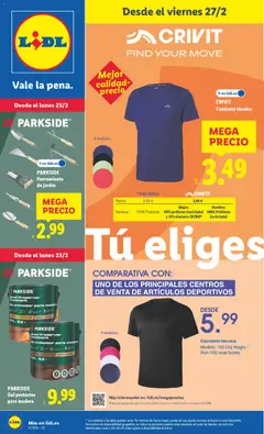 Vista previa Lidl folleto de bazar válido desde el 23.02.2026