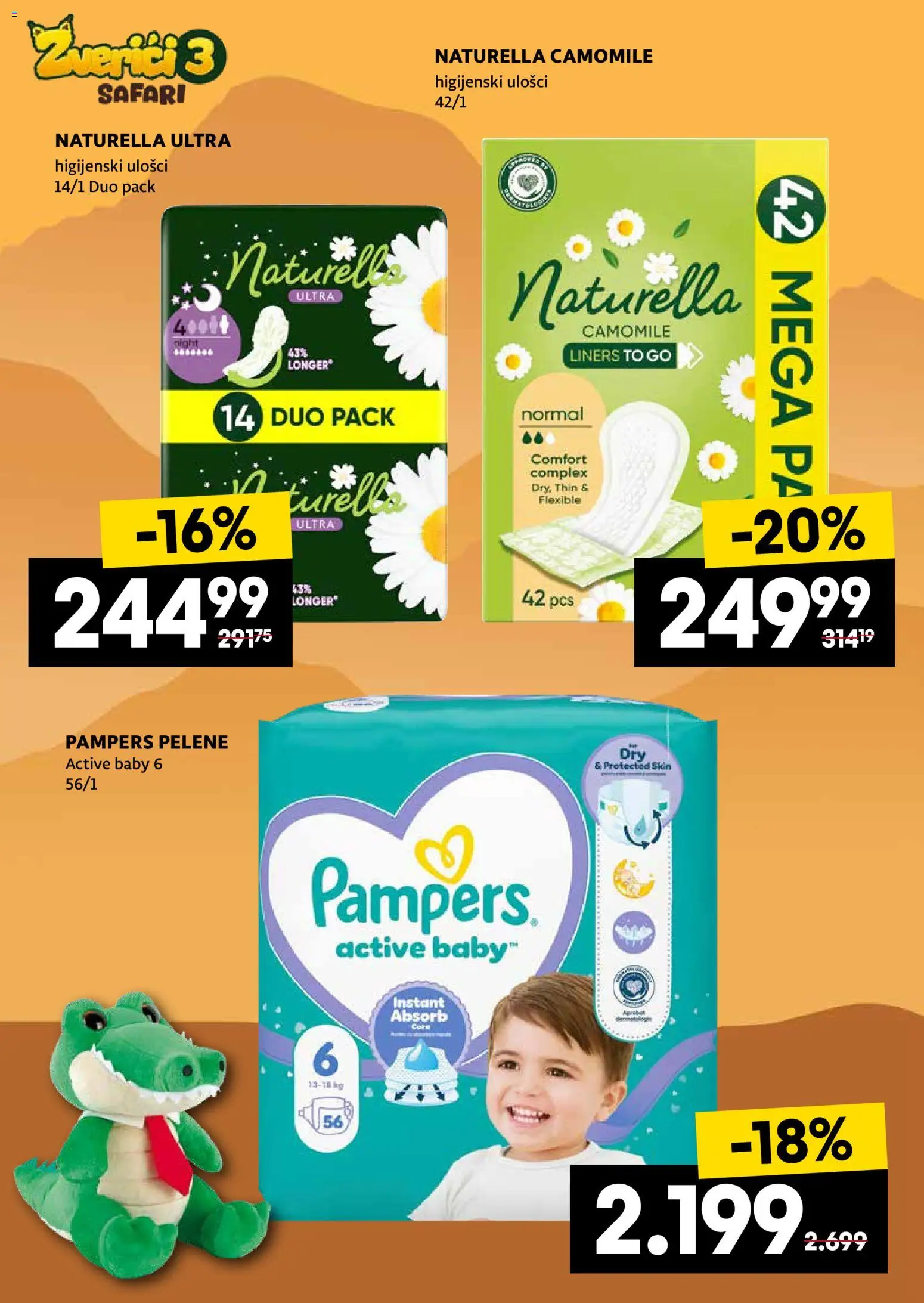Roda katalog - važi od 30.03.2026 | Strana: 12 | Proizvode: Pampers, Higijenski ulošci, Pelene