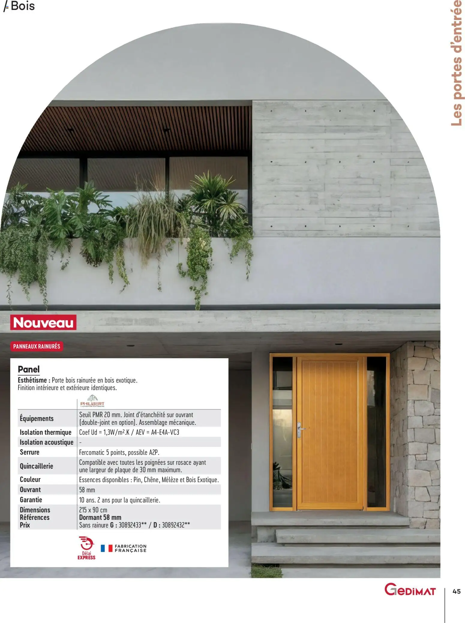 {H1} | Page: 45 | Produits: Porte, Poignées, Portes