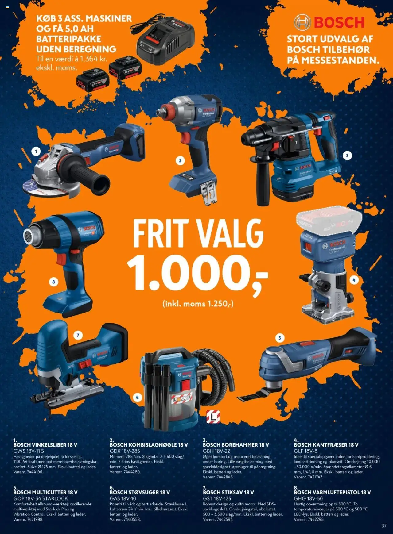 Davidsen Tilbudsavis gyldig fra 29.08.2025 | Side: 37 | Produkter: Støvsuger, Batteri
