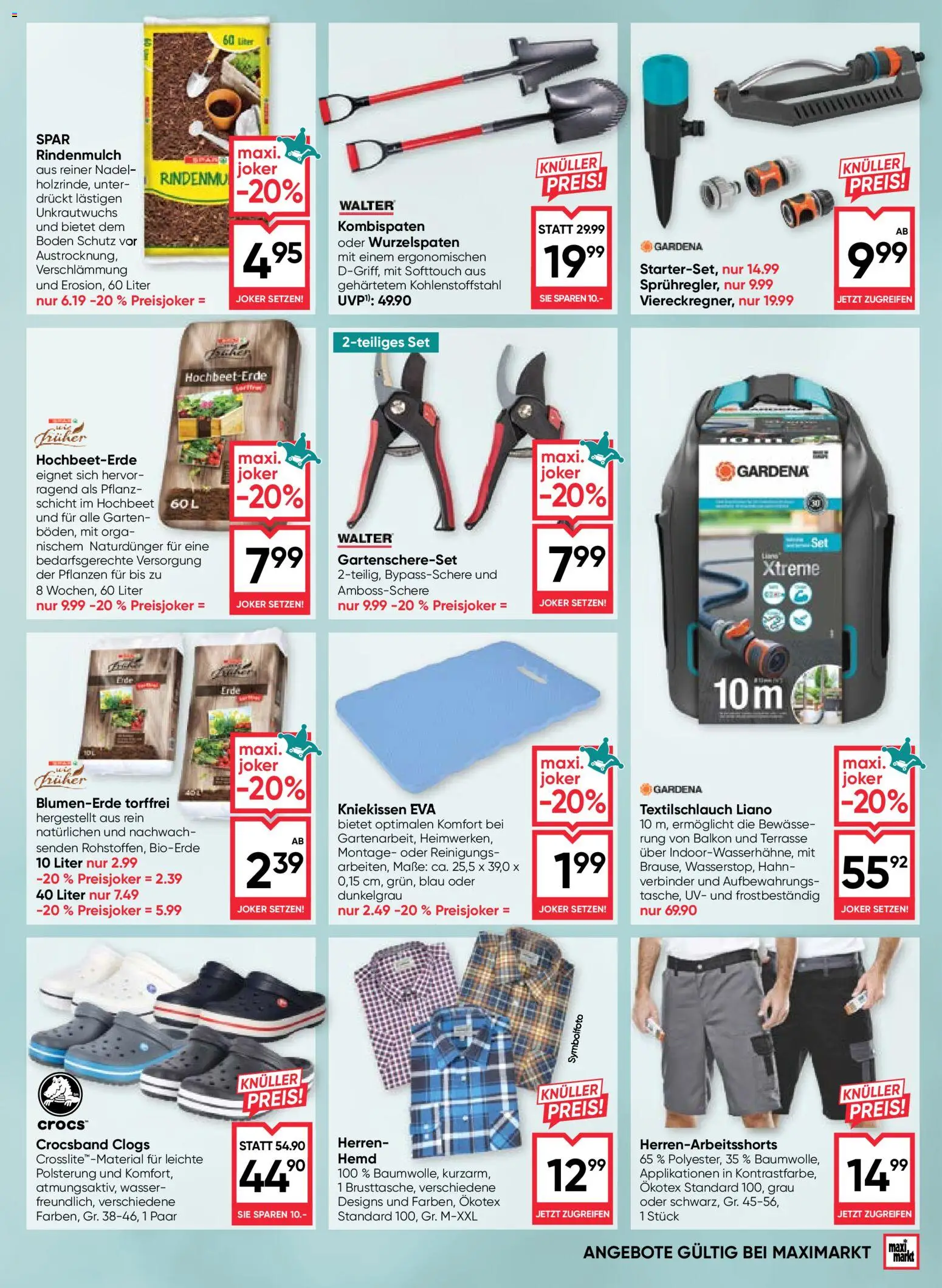 Maximarkt Outdoor Träume gültig ab 23.03.2026 | Seite: 21 | Produkte: Hemd, Wasser, Verbinder