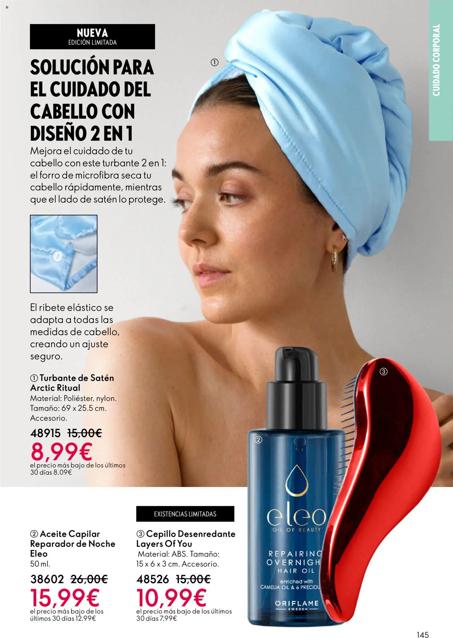 Oriflame - Catálogo Campaña 2 │ válido desde el 28.01.2026 | Página: 145 | Productos: Cepillo, Aceite