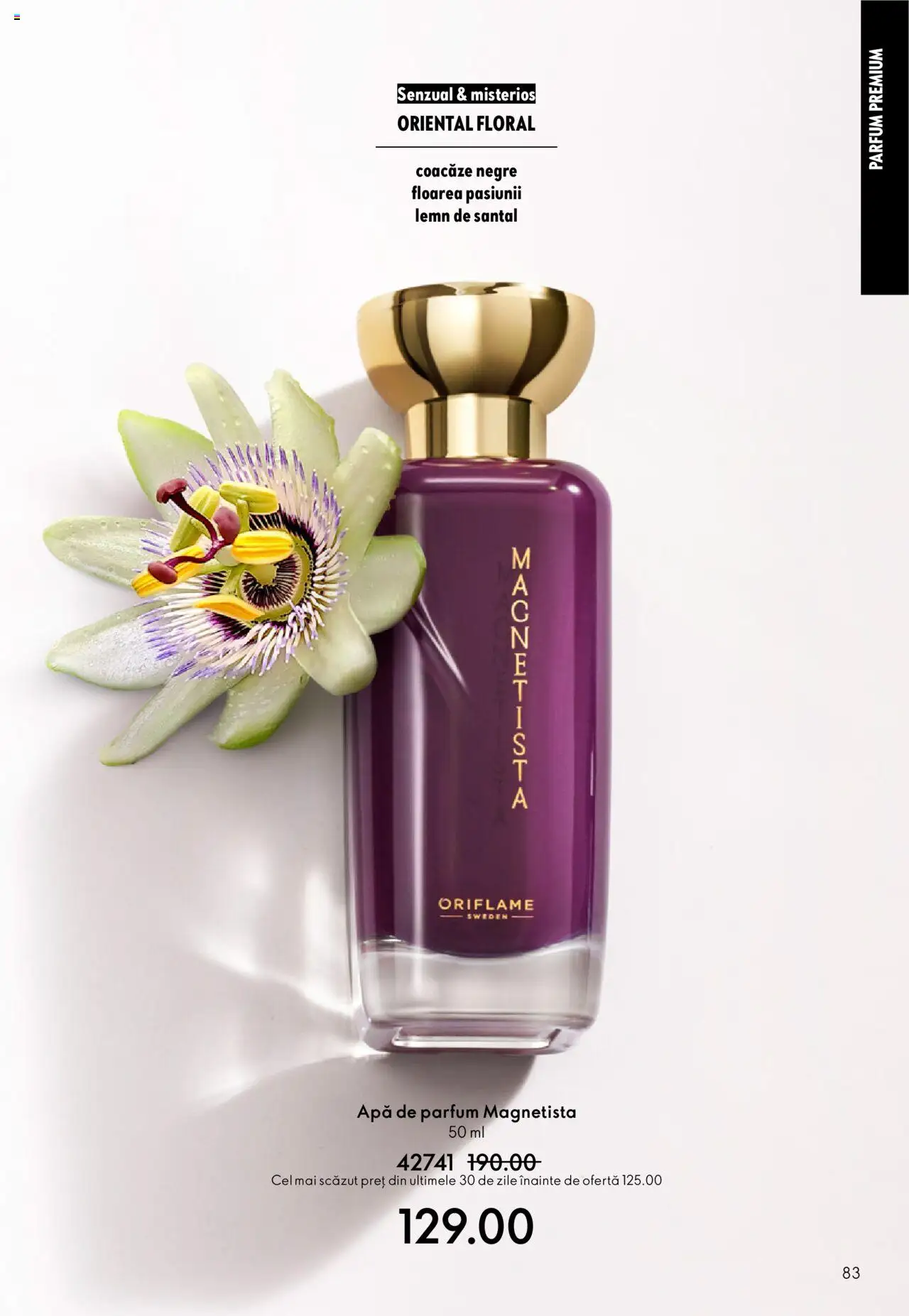 Oriflame catalog 13 2025 – valabil de la 10.09.2025 | Pagină: 83 | Produse: Apă de parfum, Parfum, Apă