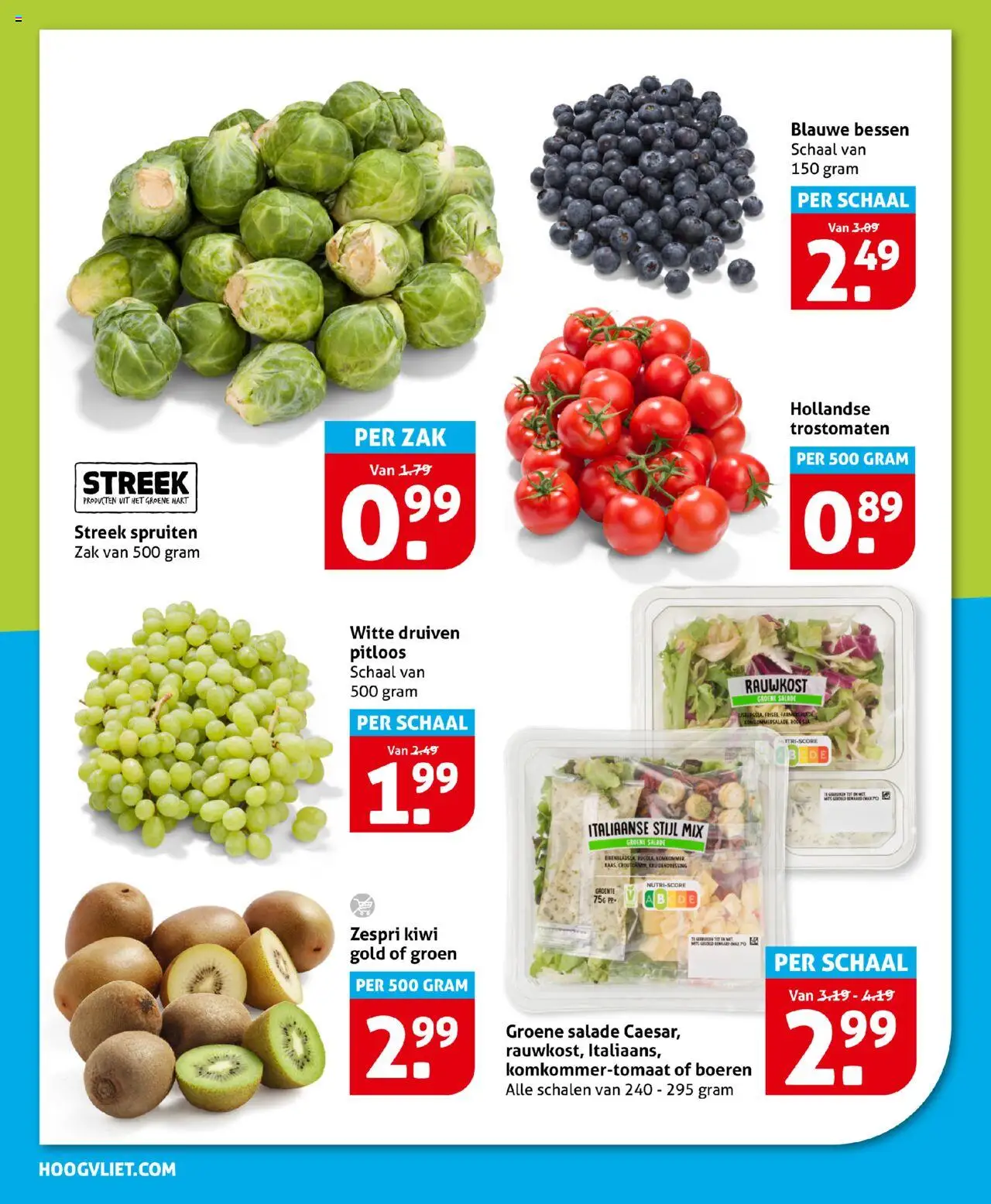 {H1} | Pagina: 16 | Producten: Kiwi, Salade, Zak, Druiven