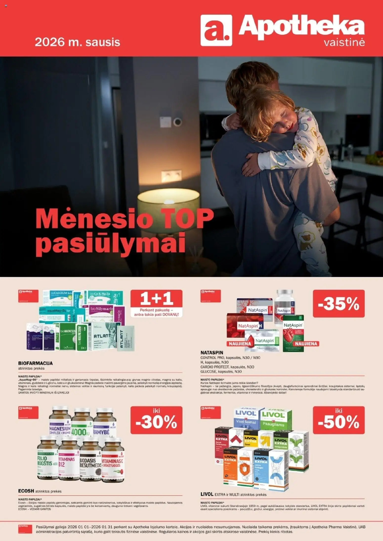 Apotheka akcijos nuo 01.01.2026 | Puslapis: 1
