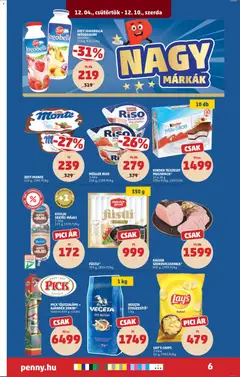 LAY'S CHIPS, 2-féle 60 g, 7983 Ft/kg - amely érvényes a következő dátumtól: 04.12.2025 | Oldal: 10