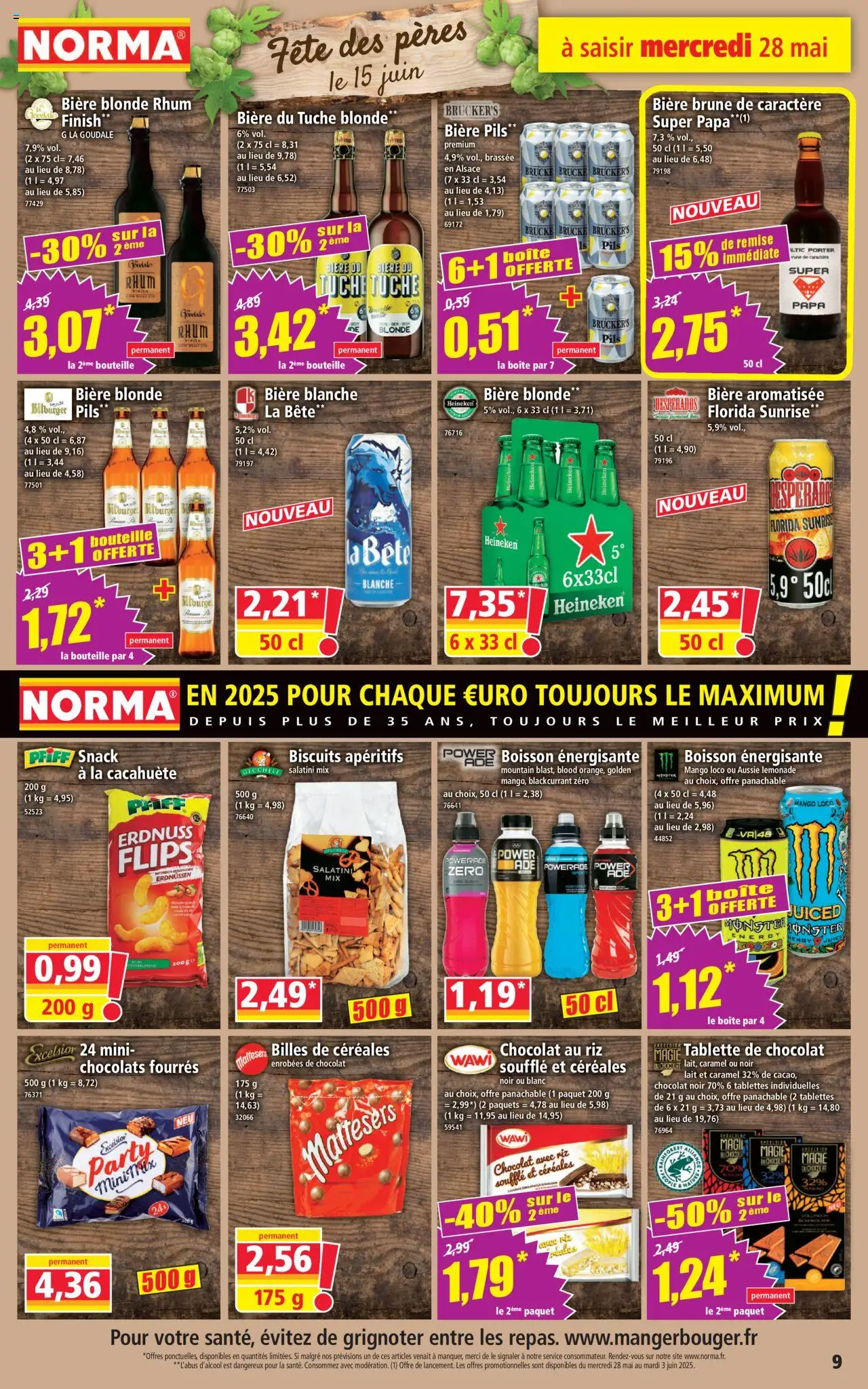  | Page: 9 | Produits: Goudale, Lait, Bière, Riz