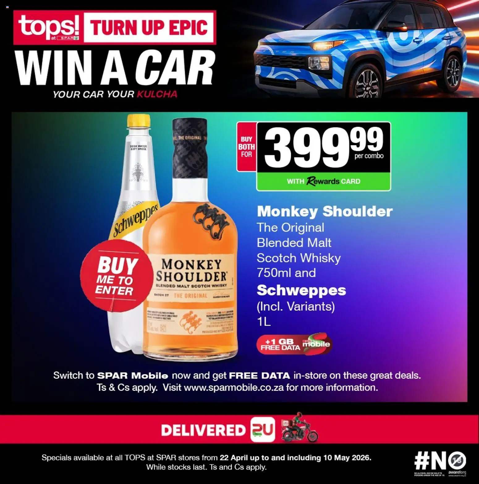 New Tops at Spar catalogue – valid from 22.04.2026 | Page: 5 | Products: Data, Switch