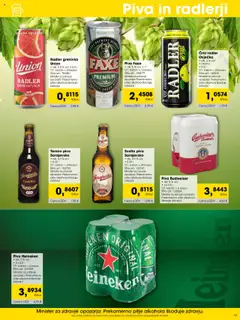 Novi Tuš katalog ponudbe – veljaven od 01.09.2025 | Stran: 19 | Izdelki: Falafel, Radler, Grenivka, Limona