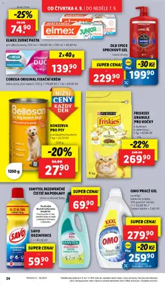 SANYTOL DEZINFEKČNÍ ČISTIČ NA PODLAHY, citron a olivové lístky od 04.09.2025 | Strana: 26