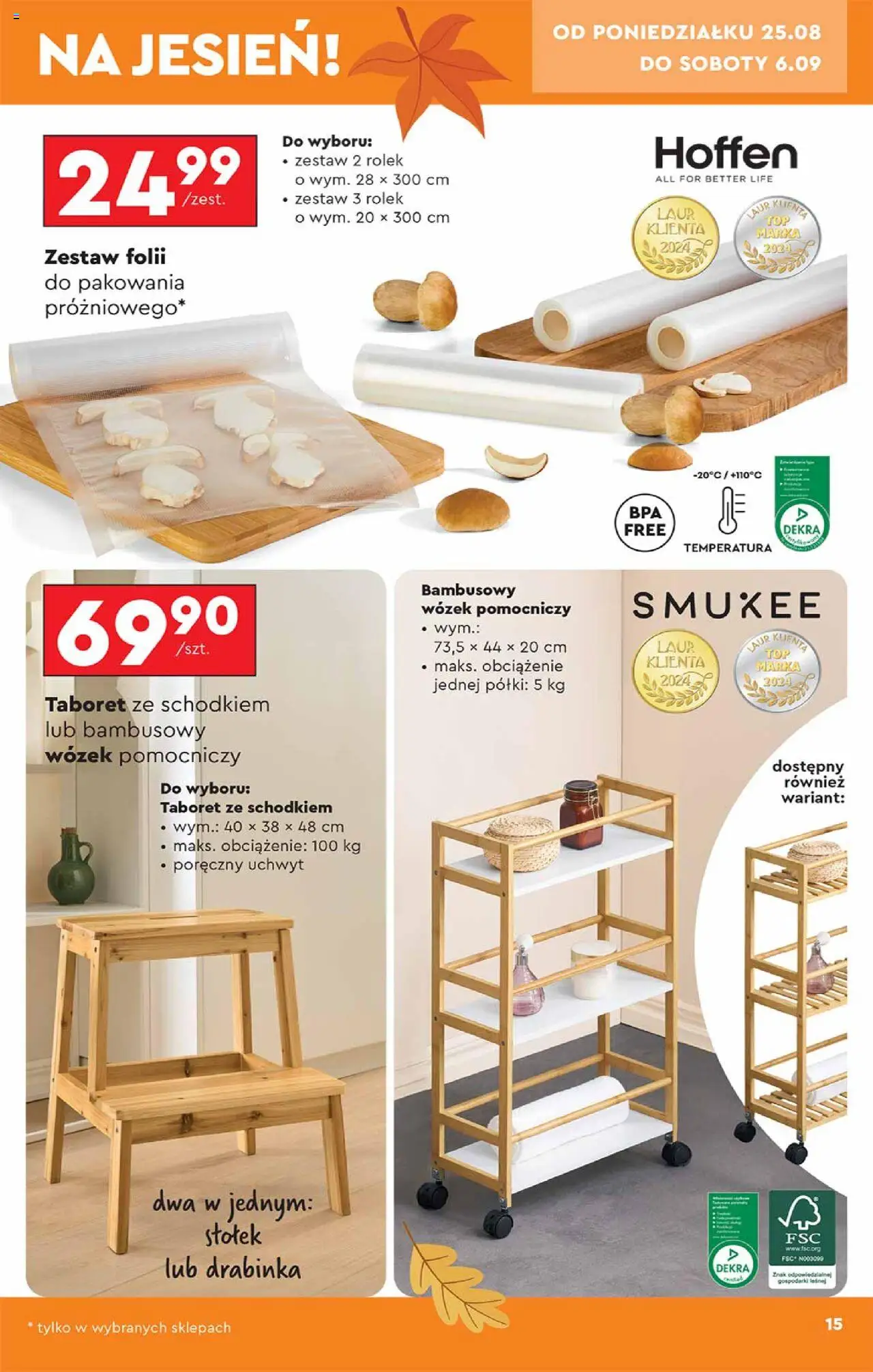 Biedronka gazetka - Hity i inspiracje od 25.08.2025 | Strona: 15