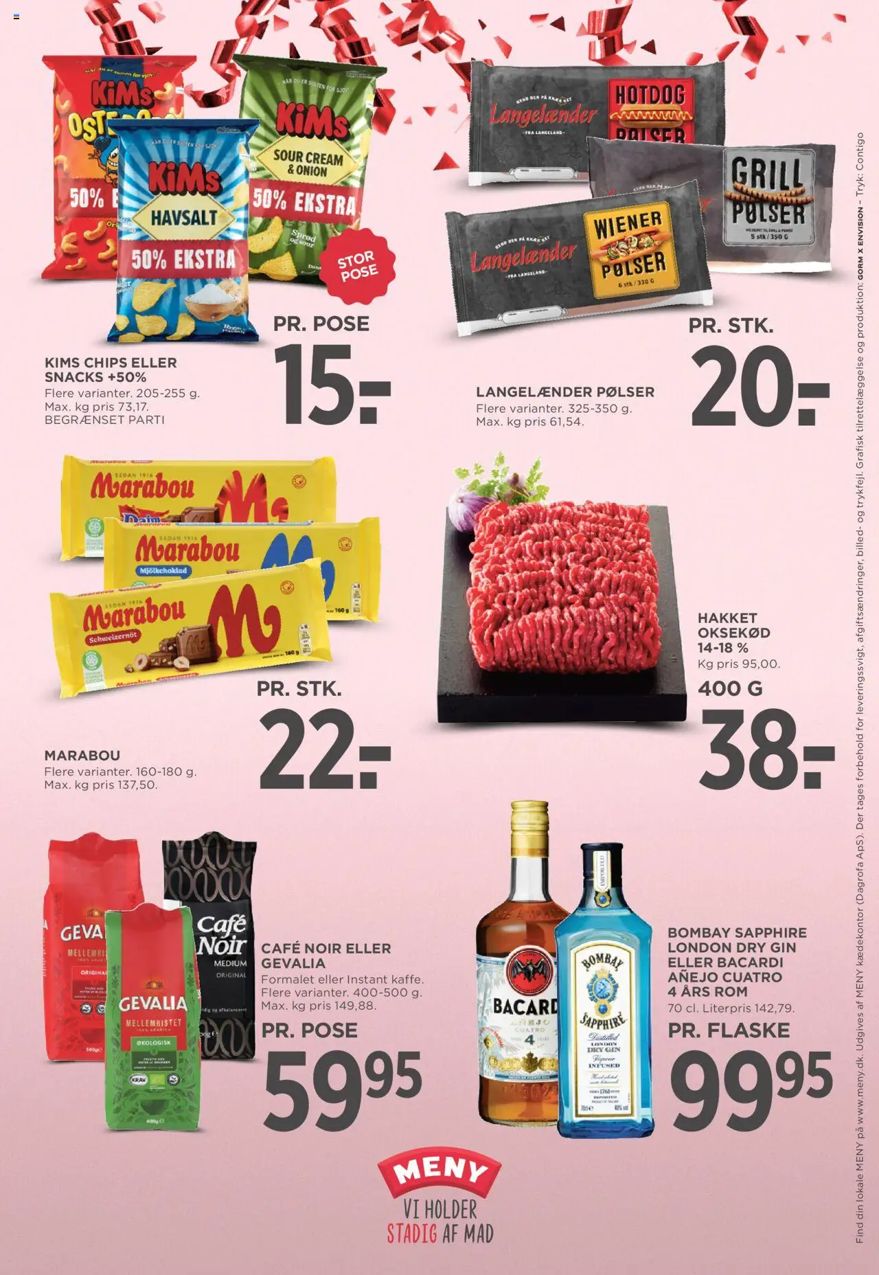 Meny tilbudsavis – gyldig fra 19.09.2025 | Side: 39 | Produkter: Gin, Oksekød, Rom, Grill