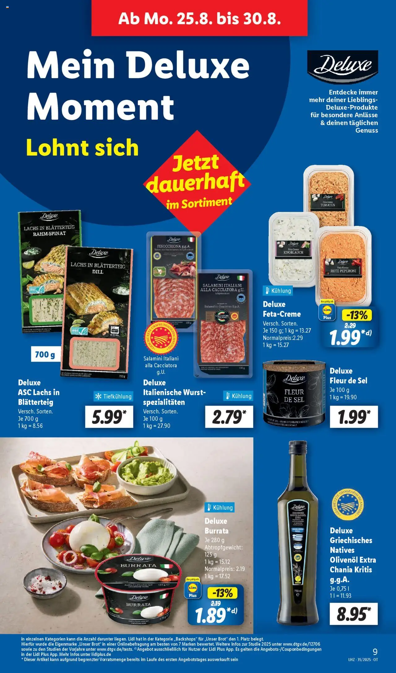 Lidl Prospekt Grimma - gültig ab dem 25.08.2025 | Seite: 15 | Produkte: Lachs, Wurst, Dill, Brot
