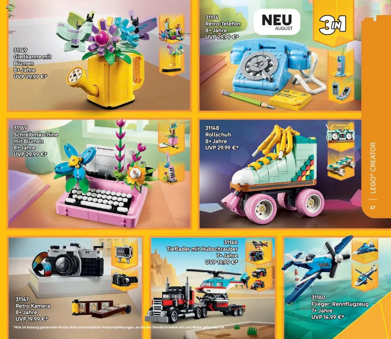 Lego Angebote gültig ab 01.06.2025 | Seite: 47 | Produkte: Kamera