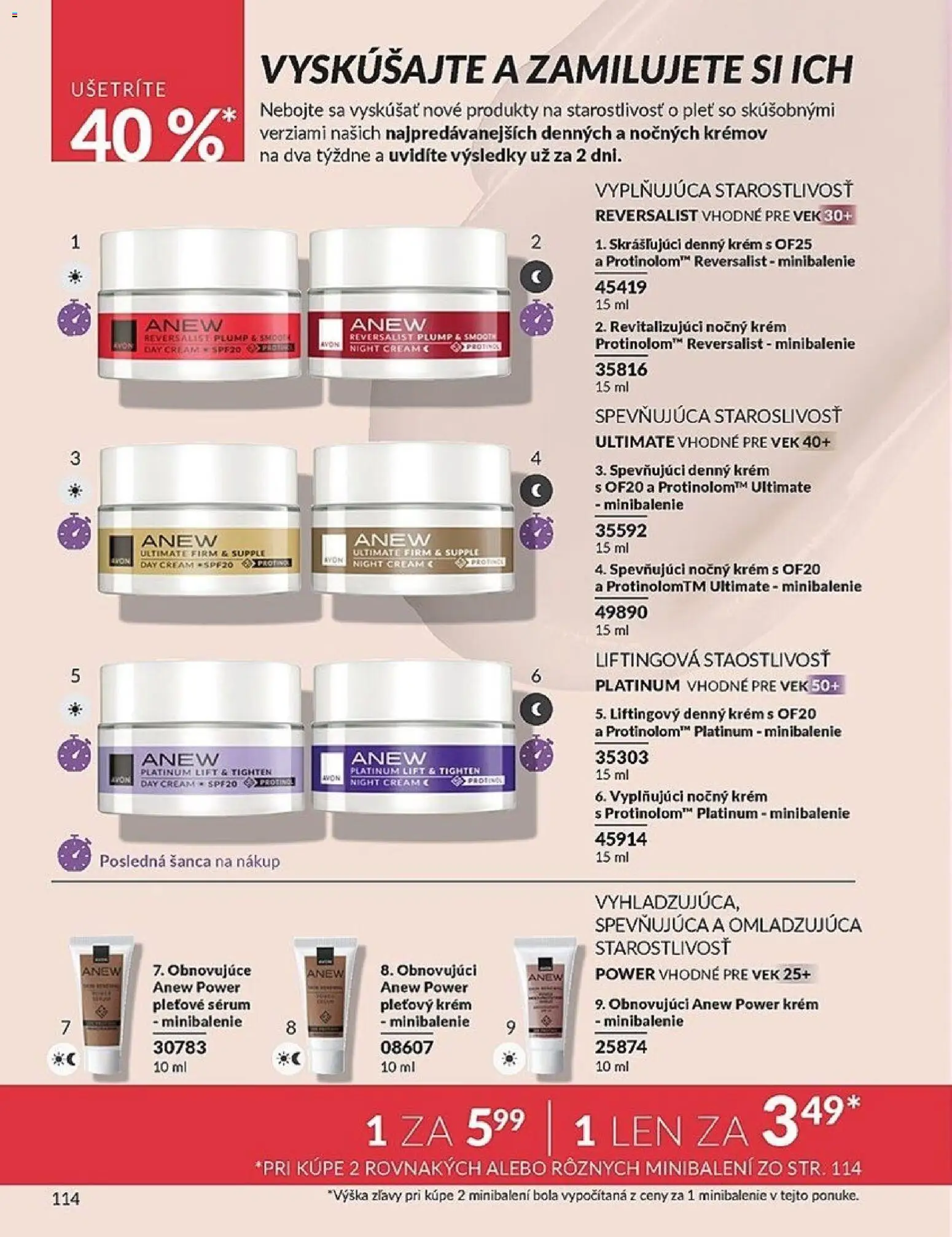 Nové Avon akcie – leták je platný od 01.04.2026 | Strana: 114 | Produkty: Krém