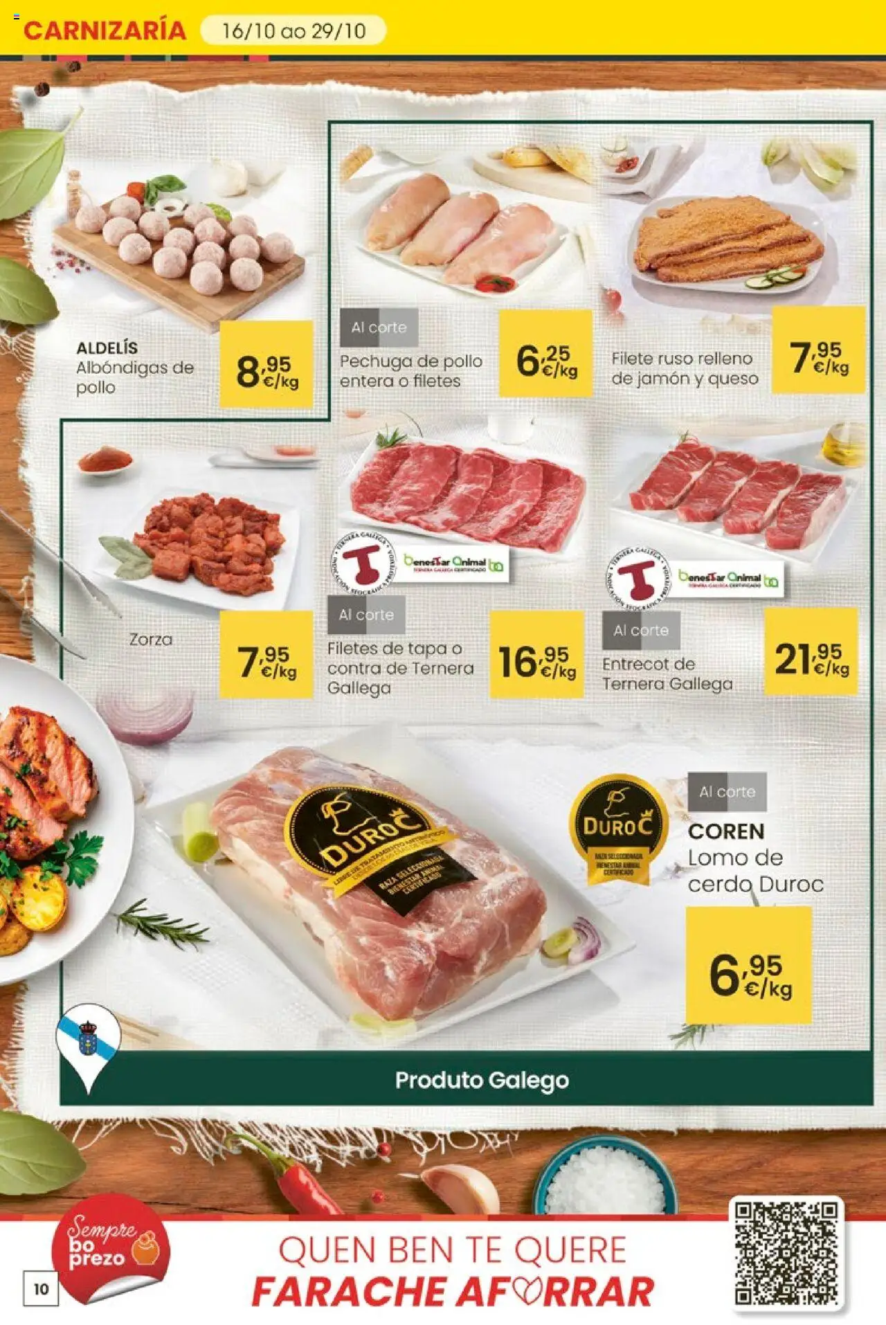 Eroski - Ofertón │ válido desde el 16.10.2025 | Página: 10 | Productos: Queso, Jamón, Cerdo, Té