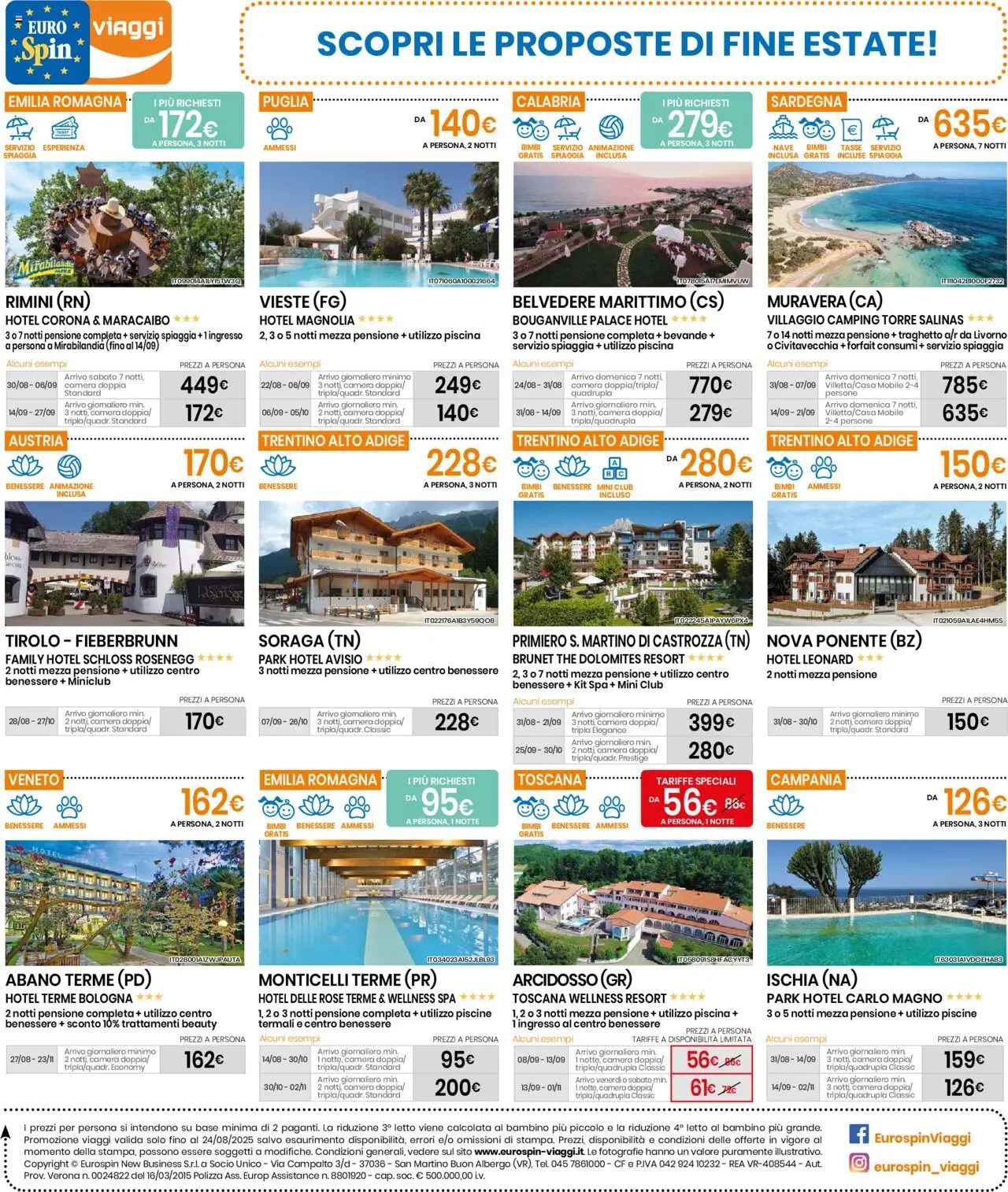 Volantino Eurospin del 11.08.2025 | Pagina: 16 | Prodotti: Mobile, Piscina, The, Letto