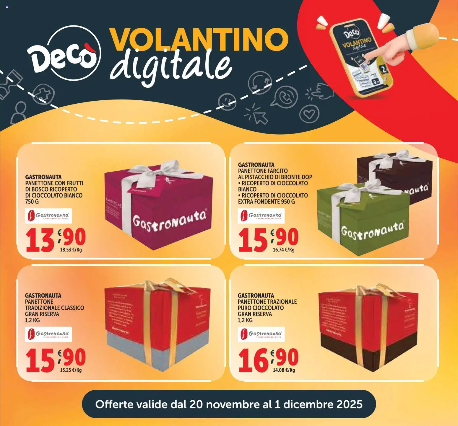Volantino Decò del 20.11.2025 | Pagina: 21 | Prodotti: Cioccolato, Panettone