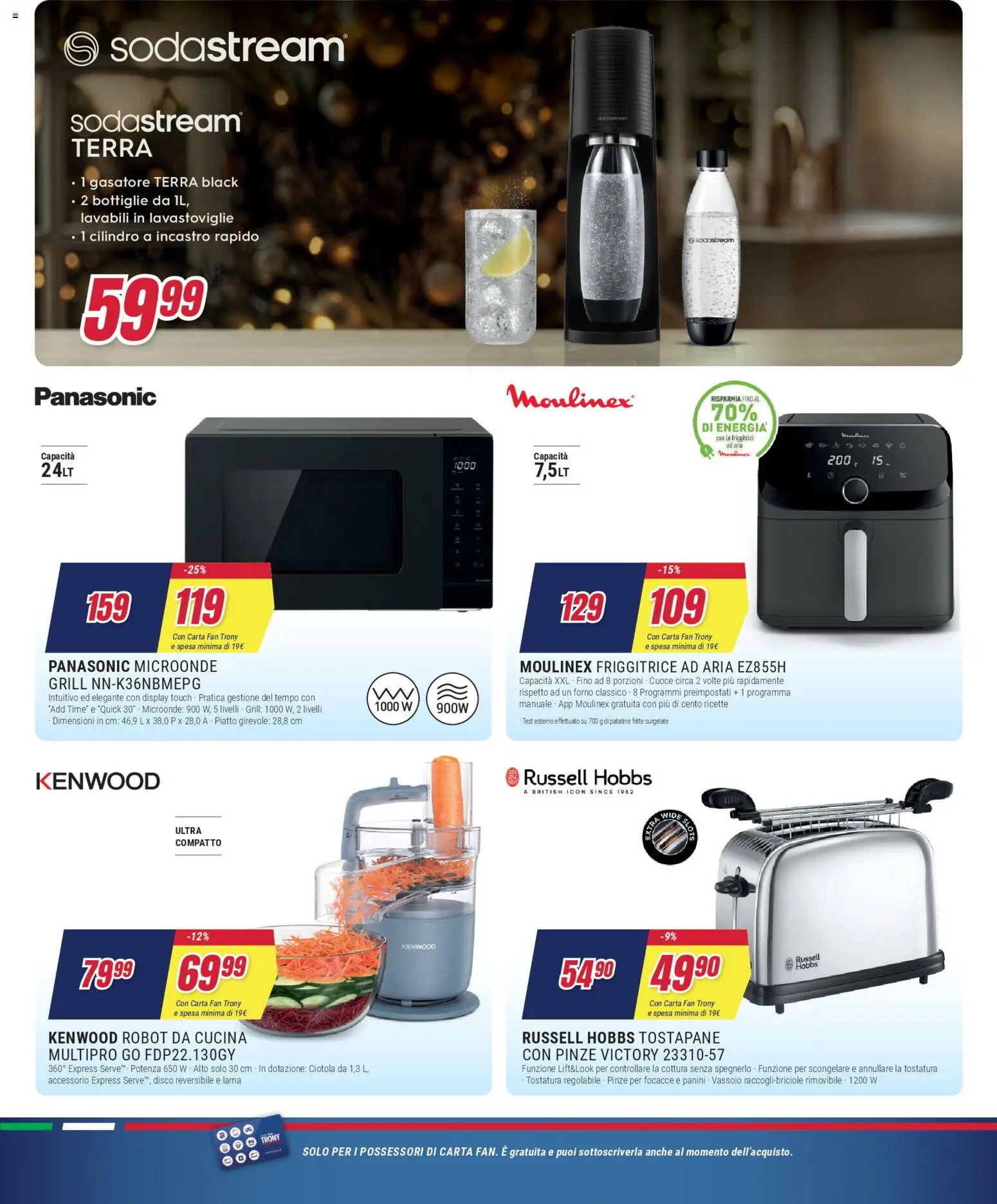 Volantino Trony del 27.12.2025 | Pagina: 20 | Prodotti: Gasatore, Patatine, Disco, Piatto