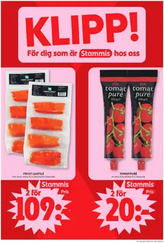 FRYST LAXFILÉ, Feldts. Norge. 4x100 g. Max 1 köp/hushåll. - Förhandsvisning av reklamblad från butik ICA Maxi aktuell från 16.03.2026 | Sida: 2