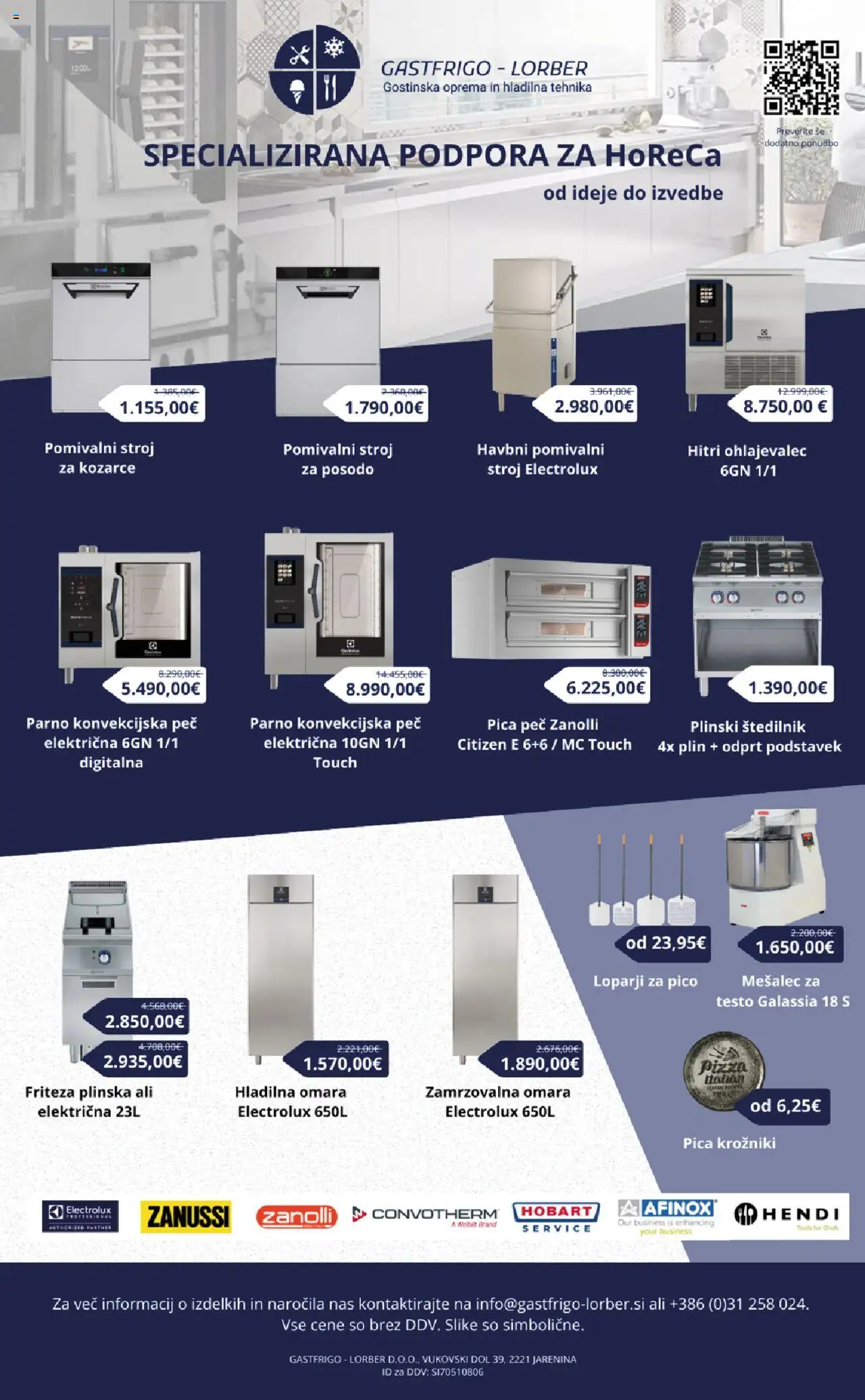 Ahac katalog │ velja od 01.07.2025 | Stran: 28 | Izdelki: Friteza, Zamrzovalna omara, Štedilnik, Mešalec