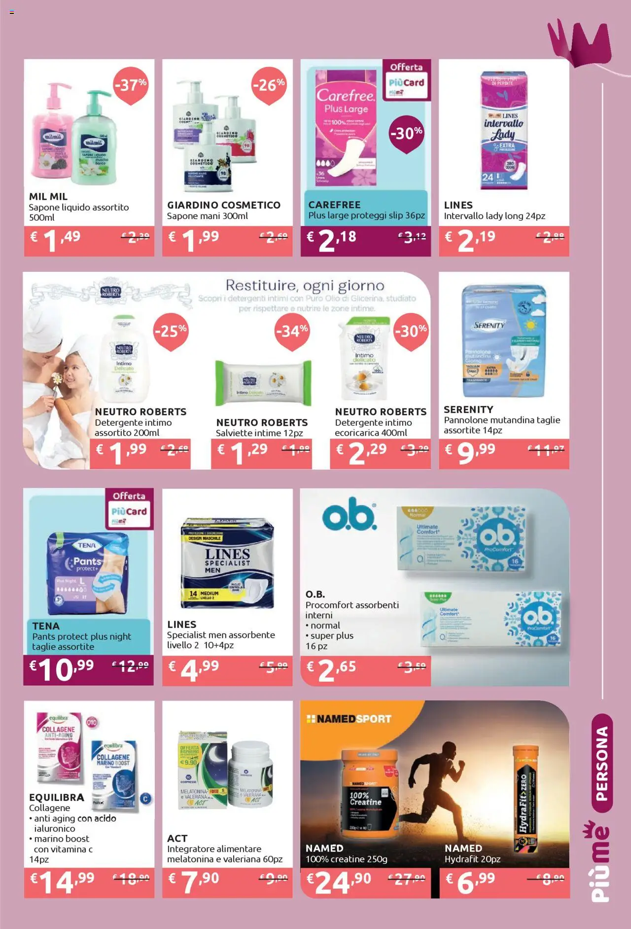 Volantino IperSoap del 25.08.2025 | Pagina: 17 | Prodotti: Valeriana, Proteggi slip, Intimo, Slip