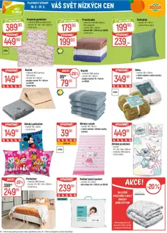 Náhled letáku Globus leták od 18.03.2026 | Strana: 34 | Produkty: Povlečení, Polštář, Prostěradlo, Barvy