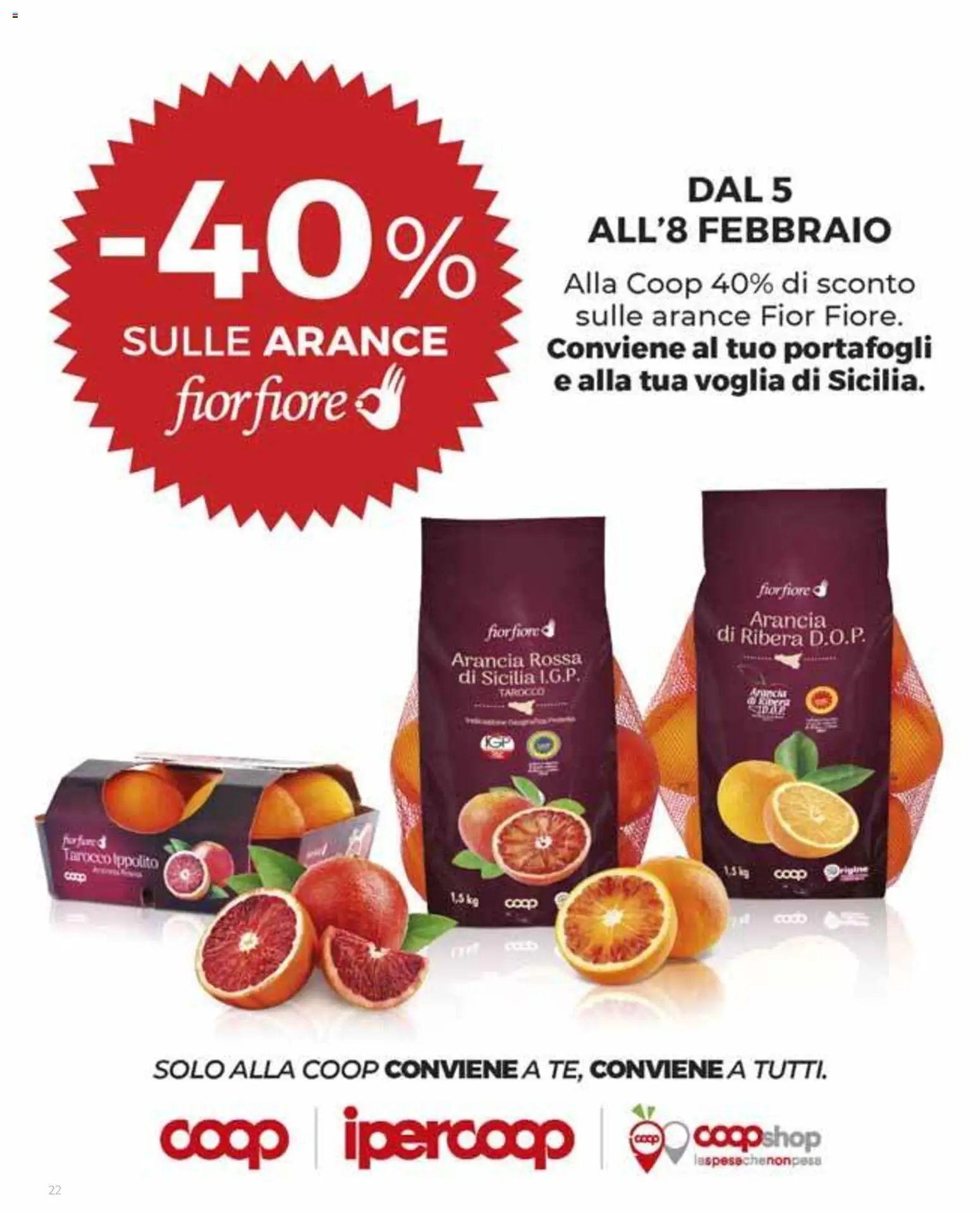 Volantino COOP del 05.02.2026 | Pagina: 22