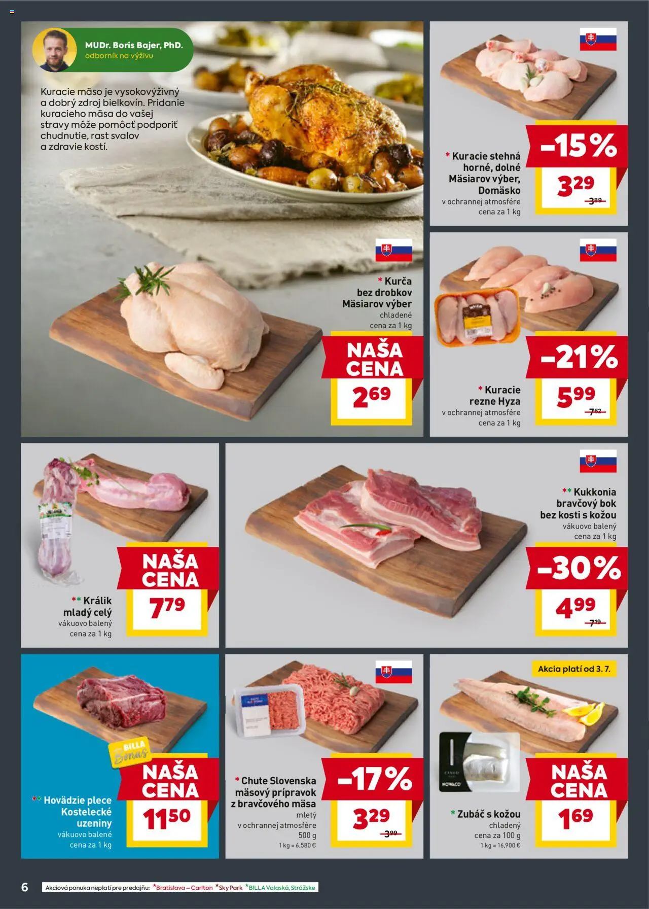 Billa leták │ platný od 02.07.2025 | Strana: 8 | Produkty: Smotana, Zmrzlina, Mascarpone, Actimel