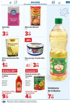 Catalog Carrefour – valabil de la 20.08.2025 | Pagină: 24 | Produse: Pastă de tomate, Mălai, Ketchup, Porumb