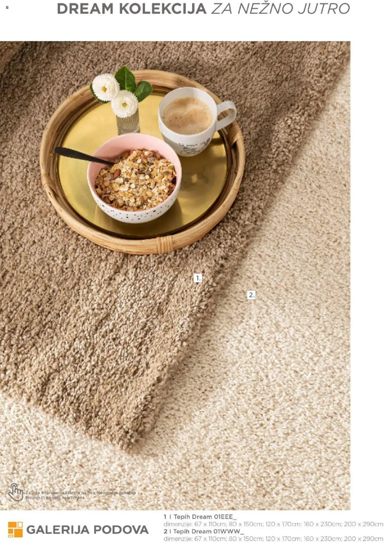Galerija Podova katalog - važi od 31.01.2025 | Strana: 51 | Proizvode: Tepih