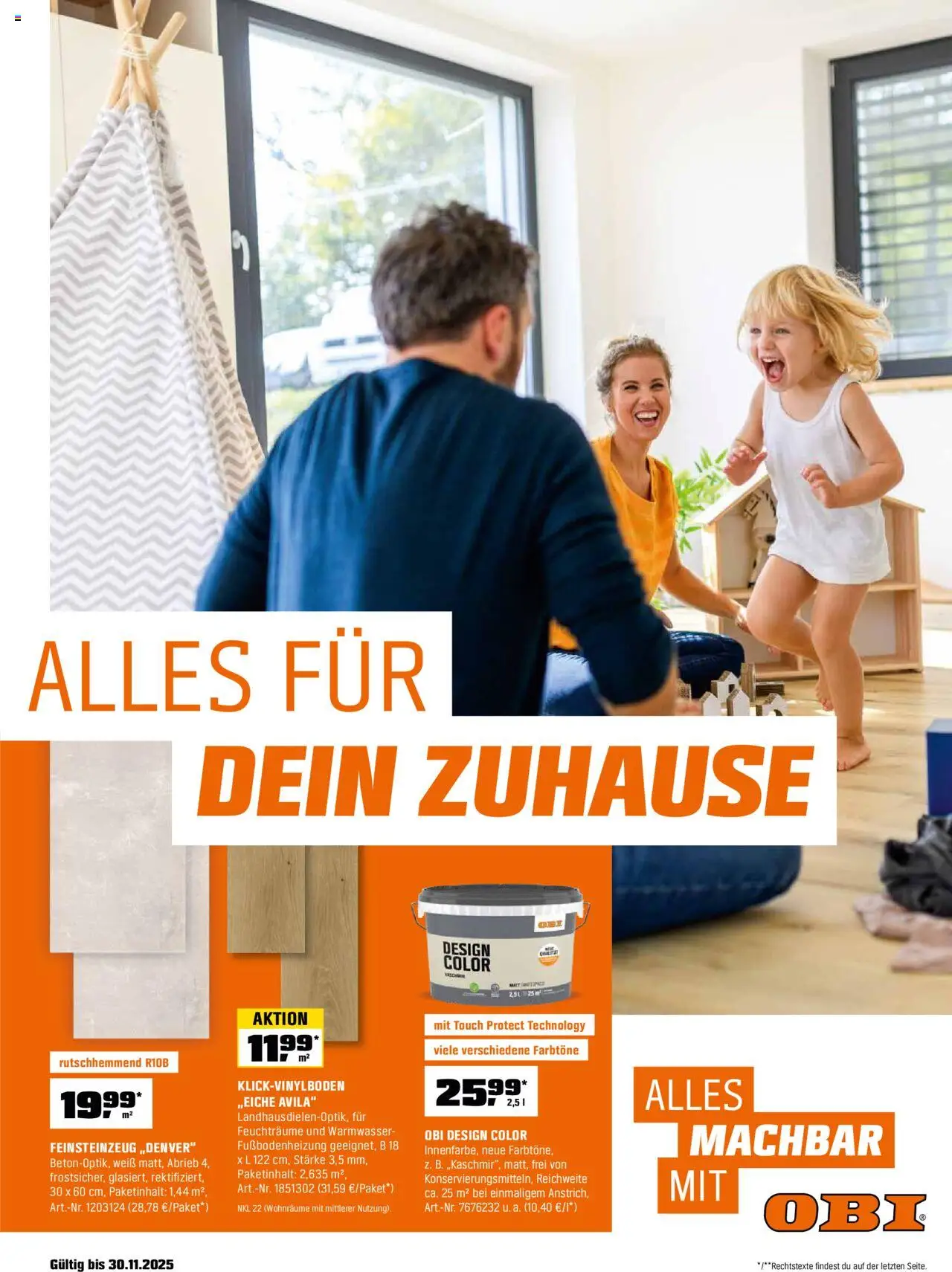 Obi  Alles für dein Zuhause – gültig ab 13.10.2025 | Seite: 1