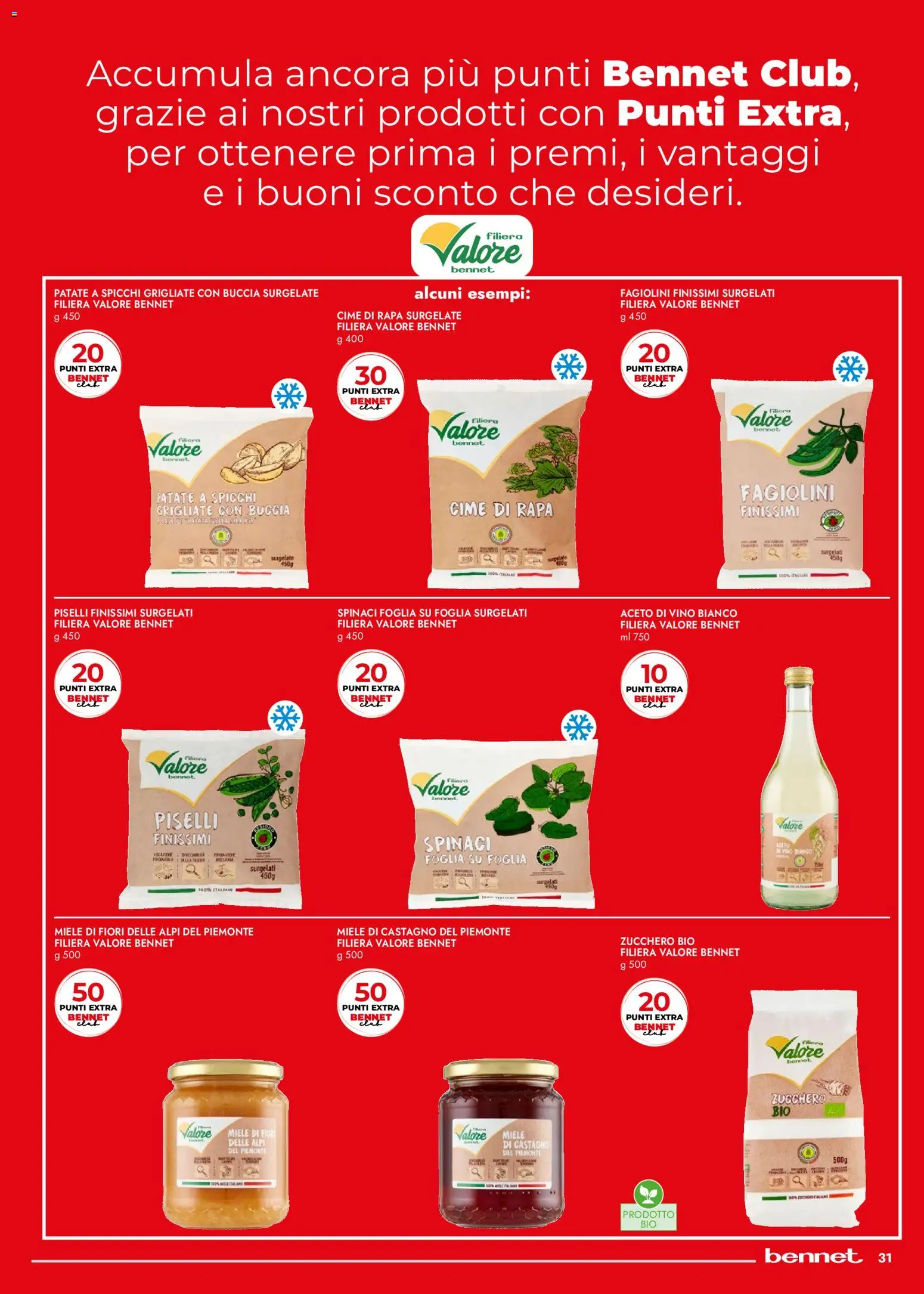 Volantino bennet del 12.02.2026 | Pagina: 31 | Prodotti: Zucchero, Vino, Piselli, Miele