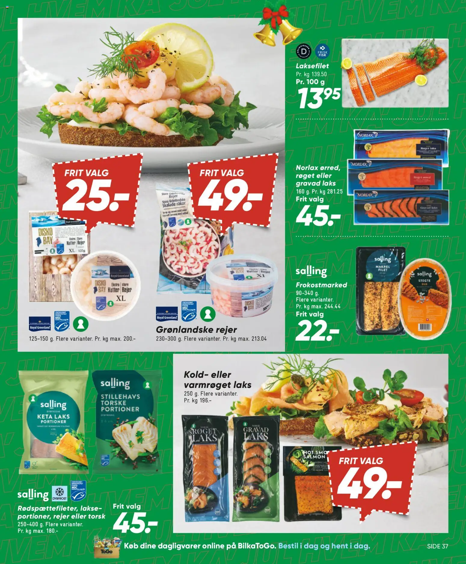 Bilka tilbudsavis – gyldig fra 28.11.2025 | Side: 43 | Produkter: Fisk, Sild, Rejer, Torsk
