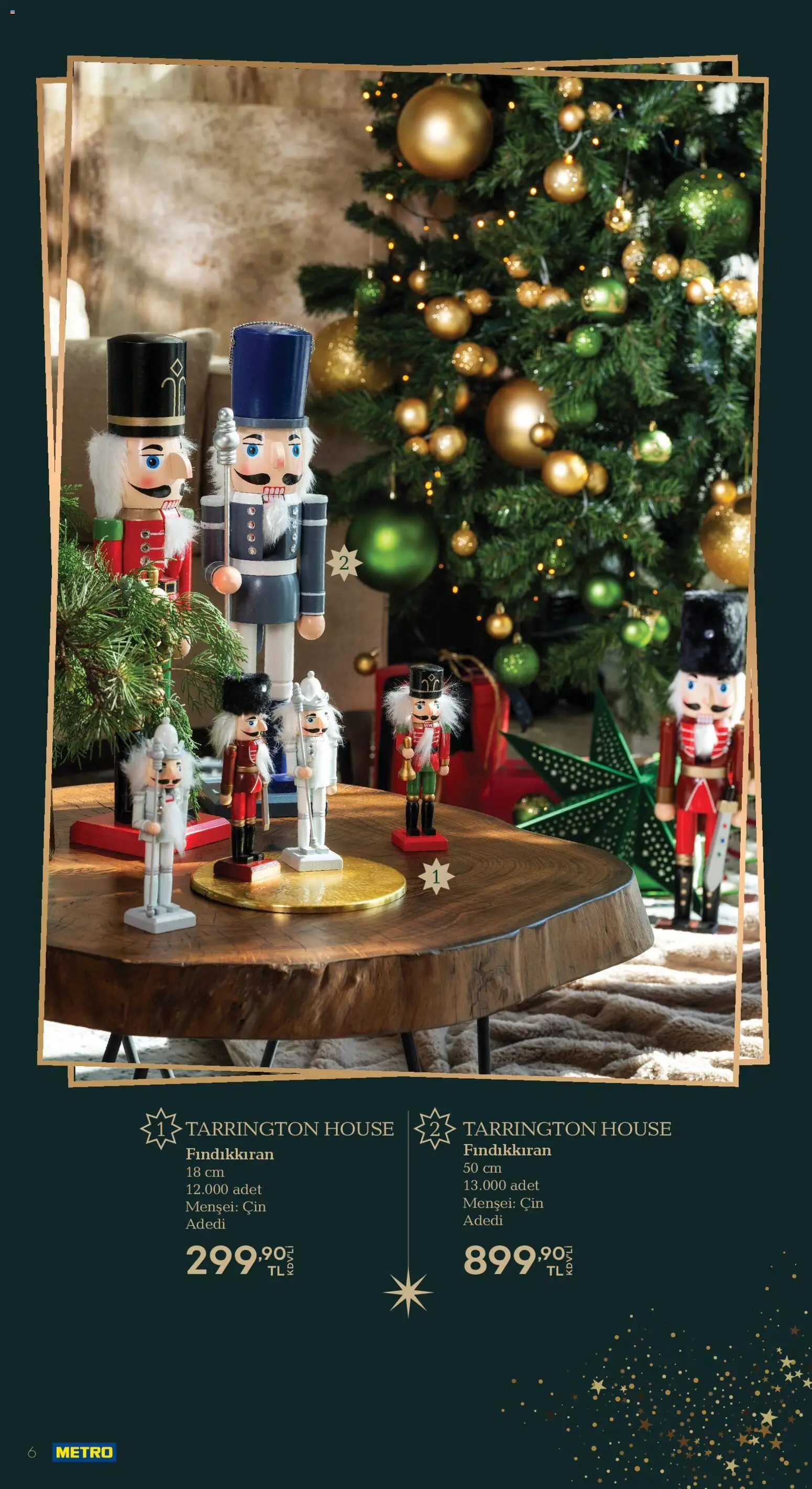 Metro - Yılbaşı Dekorasyon Kataloğu - 18.11.2025 tarihinden itibaren geçerlidir | Sayfa: 6 | Ürünler: Cin