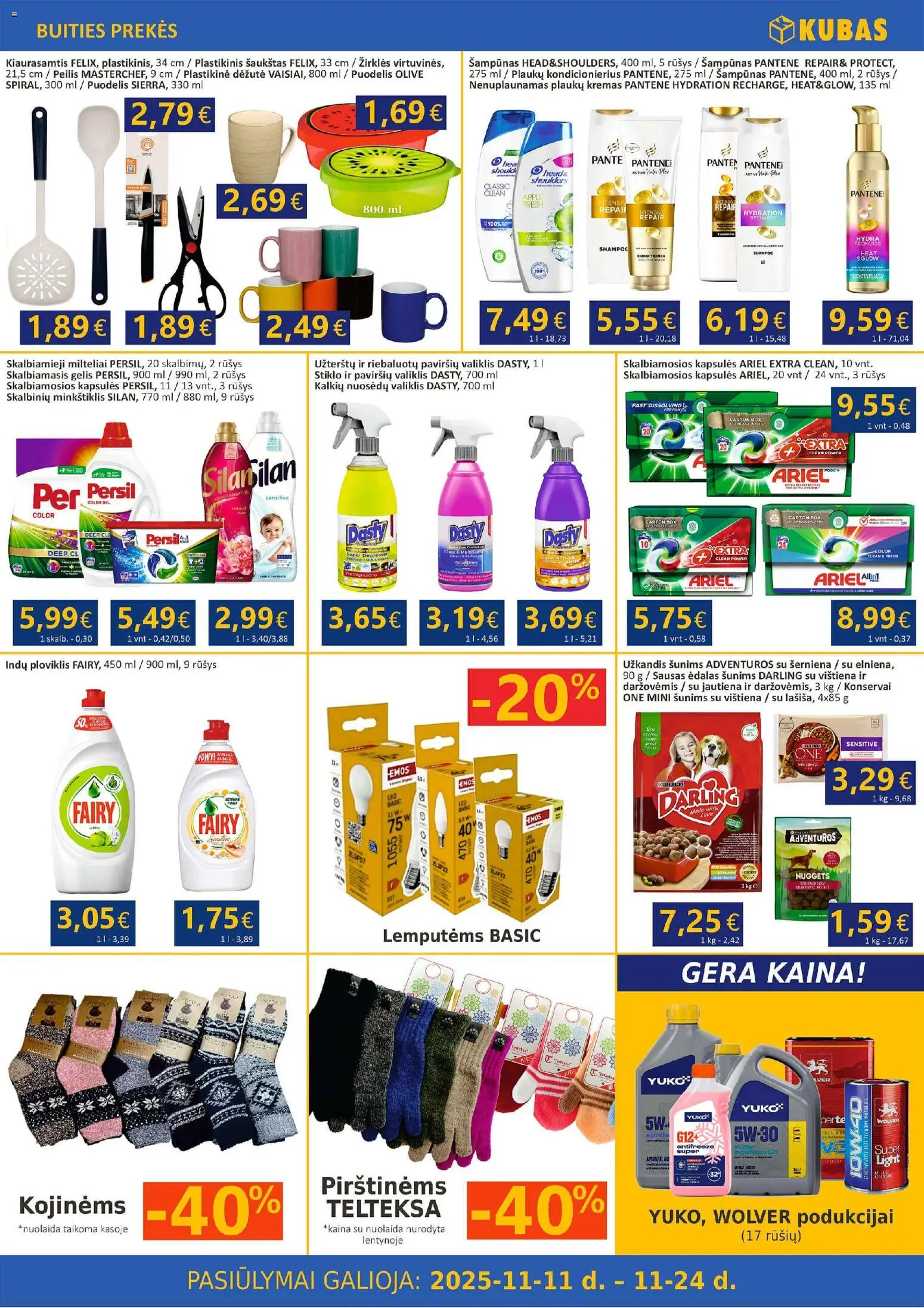 Kubas akcijos nuo 11.11.2025 | Puslapis: 10 | Prekių: Šampūnas, Kondicionierius, Ploviklis, Jautiena