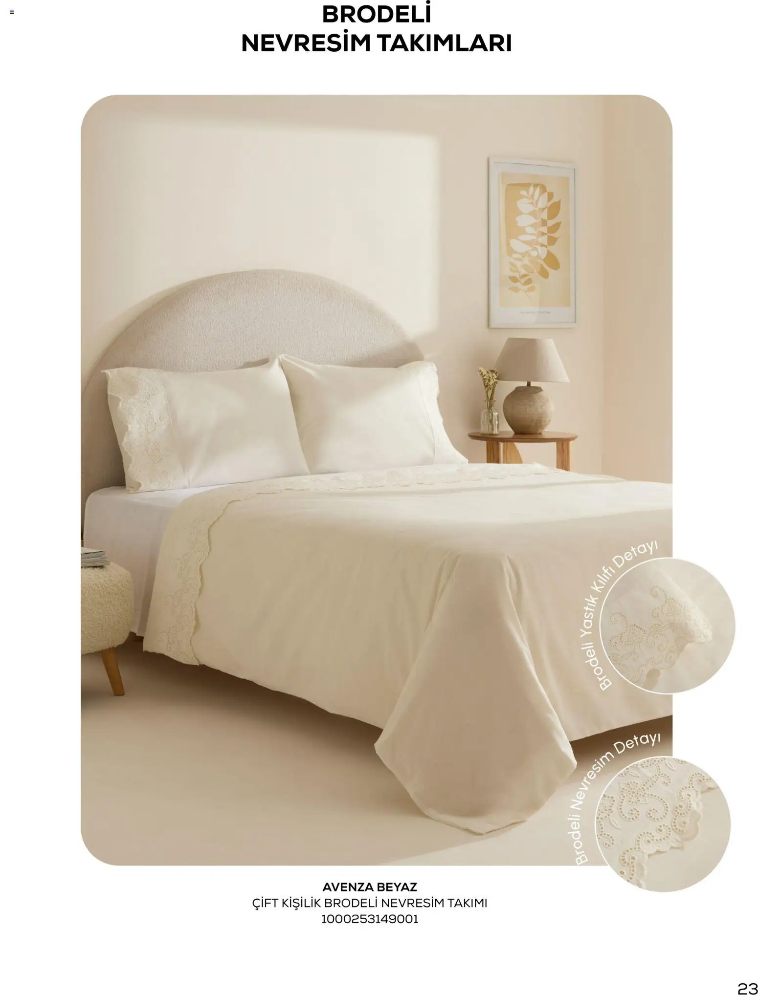 Karaca Home - Katalog Sezonsuz Karaca Home Şıklığı - İlkbahar / Yaz 2026 - 01.03.2026 tarihinden itibaren geçerlidir | Sayfa: 23 | Ürünler: Yastık, Nevresim, Yastık kılıfı, Nevresim takımları