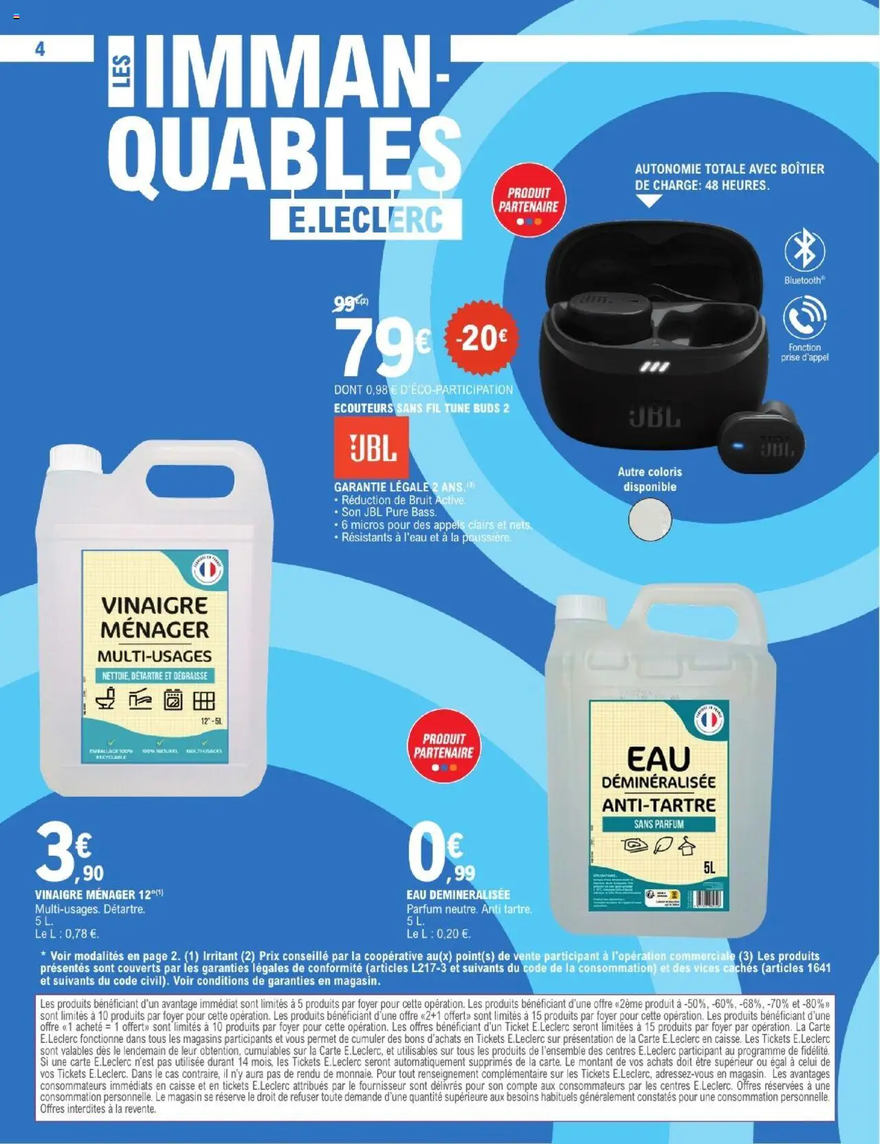  | Page: 4 | Produits: Écouteurs, Eau déminéralisée, Parfum, Vinaigre