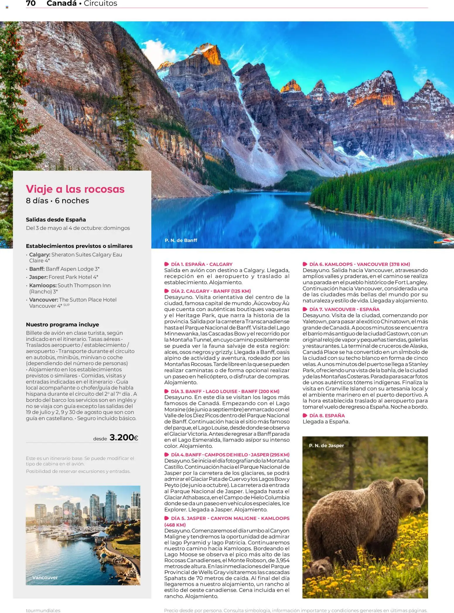 Viajes El Corte Inglés Norteamérica y Caribe │ válido desde el 01.01.2026 | Página: 70 | Productos: Ηλεκτρονικα ειδη, Reloj