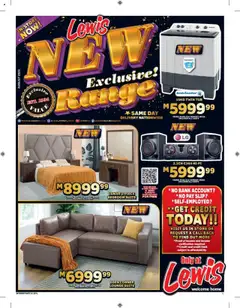 Preview of Lewis Stores specials valid from 11.08.2025