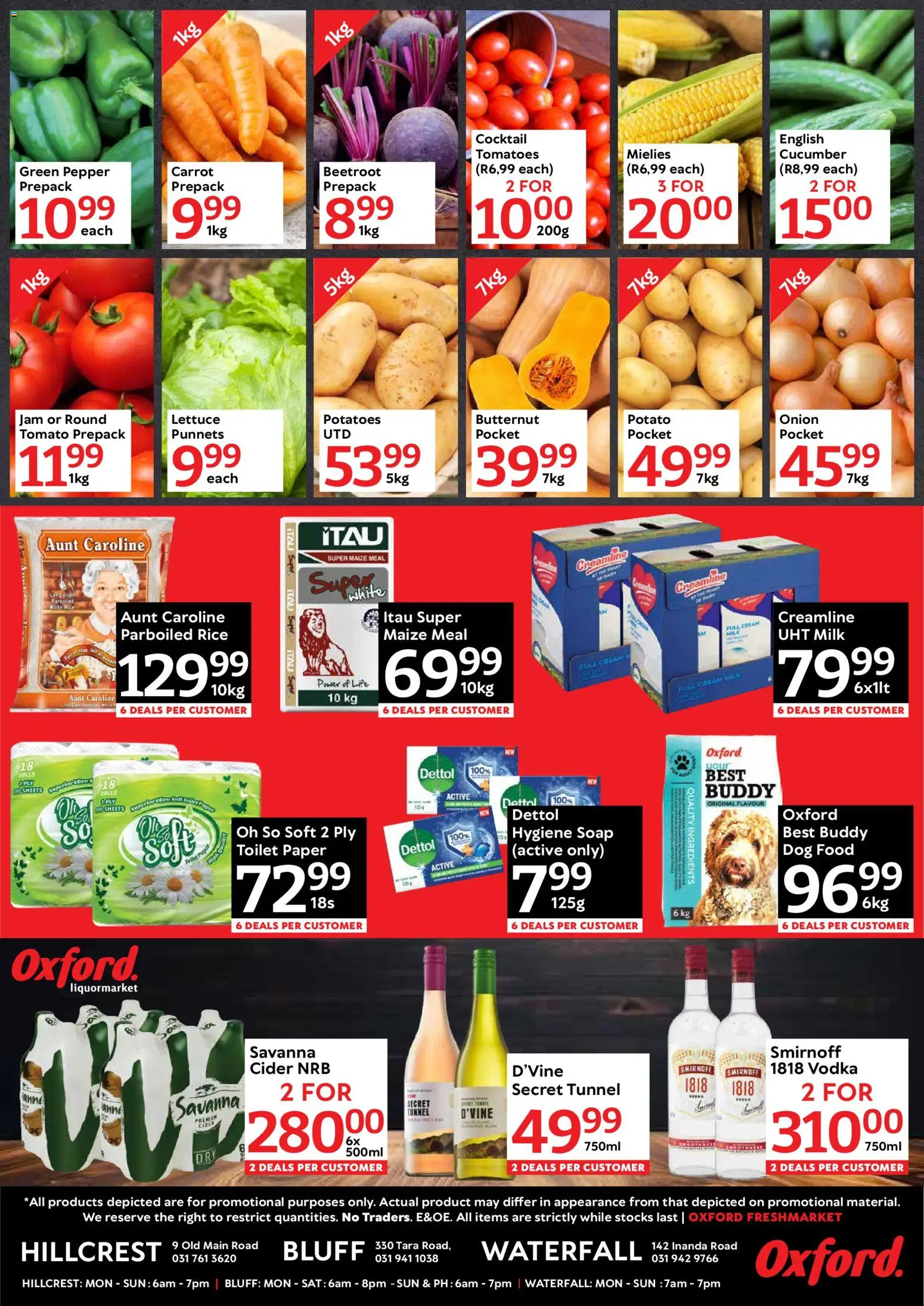 New Oxford Freshmarket catalogue – valid from 17.01.2026 | Page: 2 | Products: Jam, Cider, Tomatoes, Rice