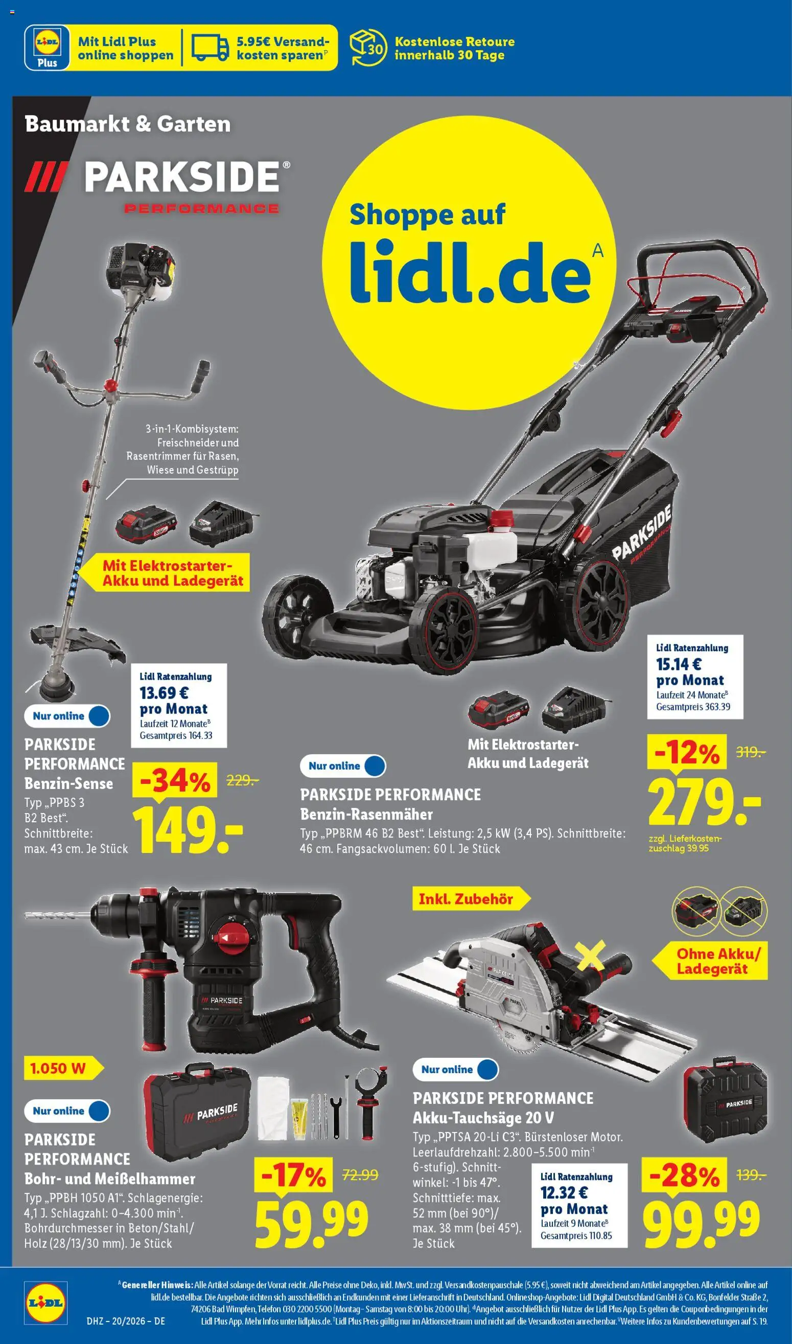 Lidl Německo leták od 11.05.2026 | Strana: 18 | Produkty: Parkside, Telefon