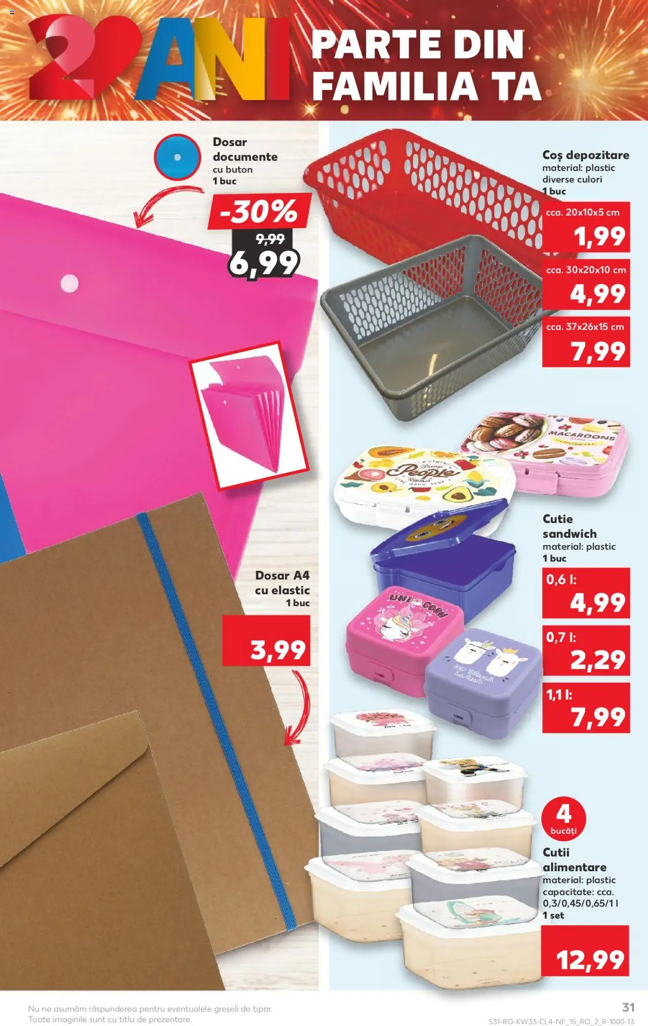 Catalog Kaufland - București – valabil de la 13.08.2025 | Pagină: 31 | Produse: Coș, Cutie