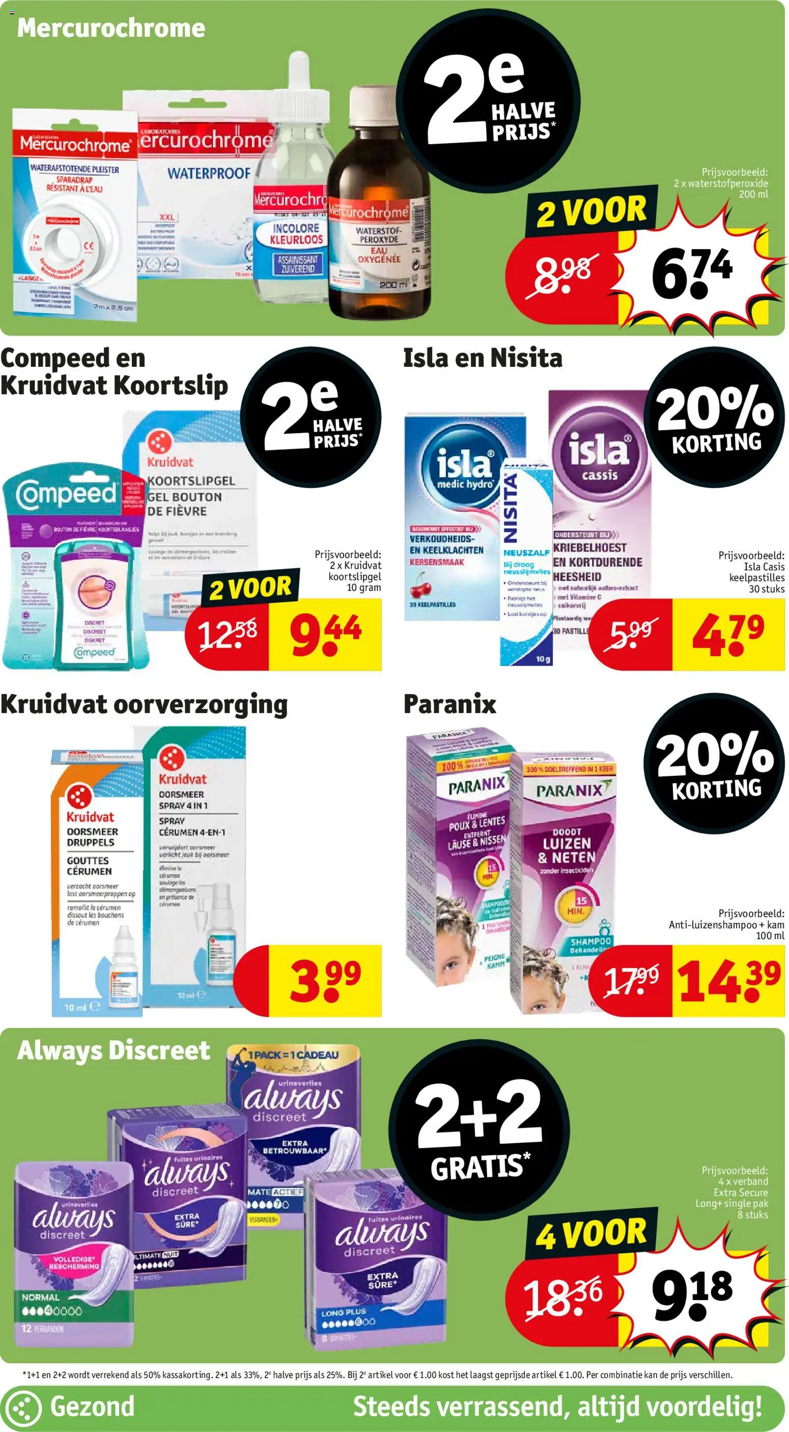 {H1} | Pagina: 20 | Producten: Cassis, Pads, Vitamine C, Shampoo