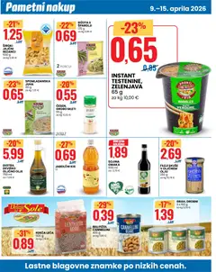 Eurospin katalog akcije – veljaven od 09.04.2026 | Stran: 8 | Izdelki: Rezanci, Kis, Leča, Omaka