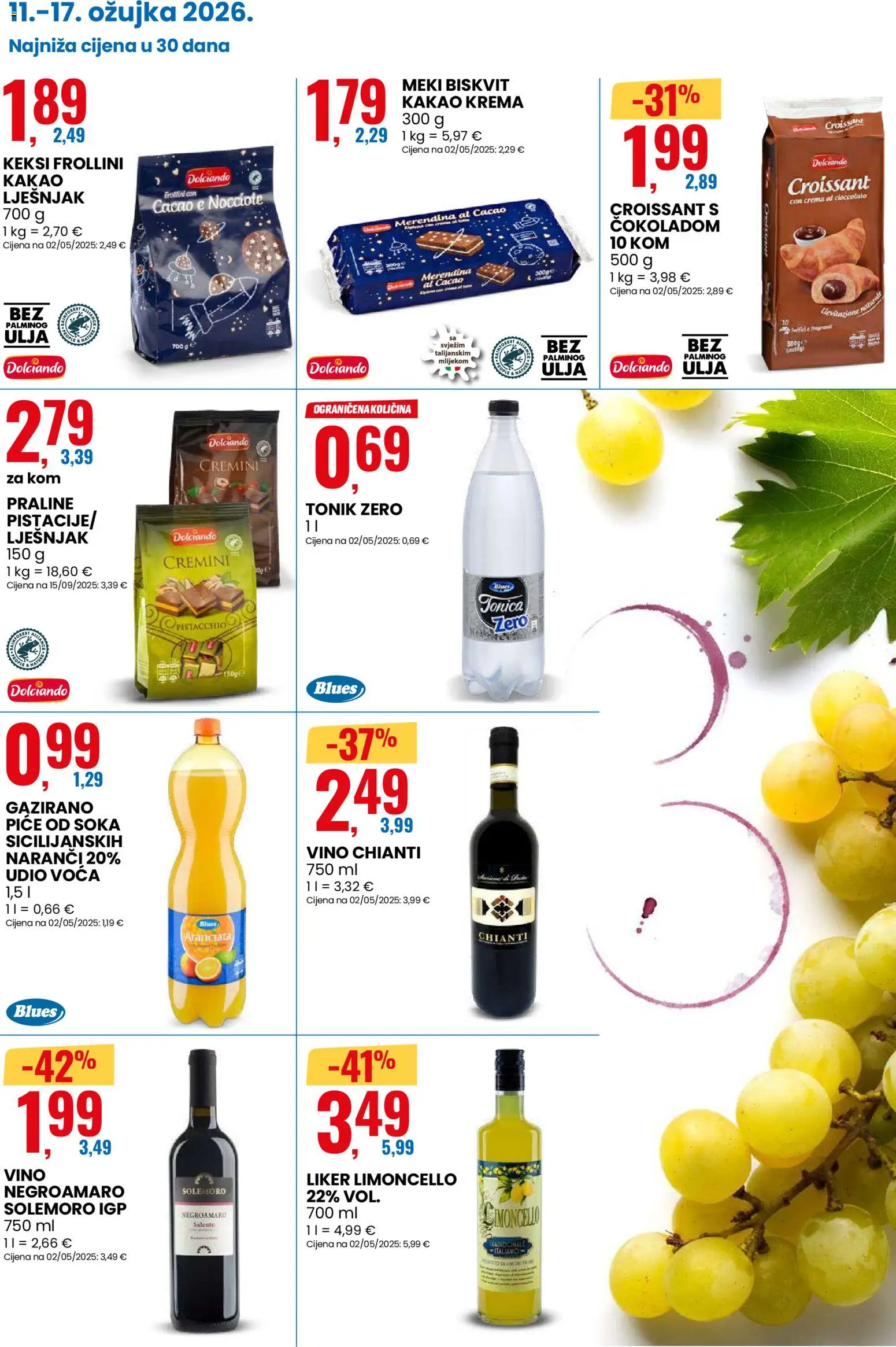 Eurospin katalog | vrijedi od 11.03.2026 | Stranica: 7 | Proizvodi: Keksi, Krema, Lješnjak, Kakao