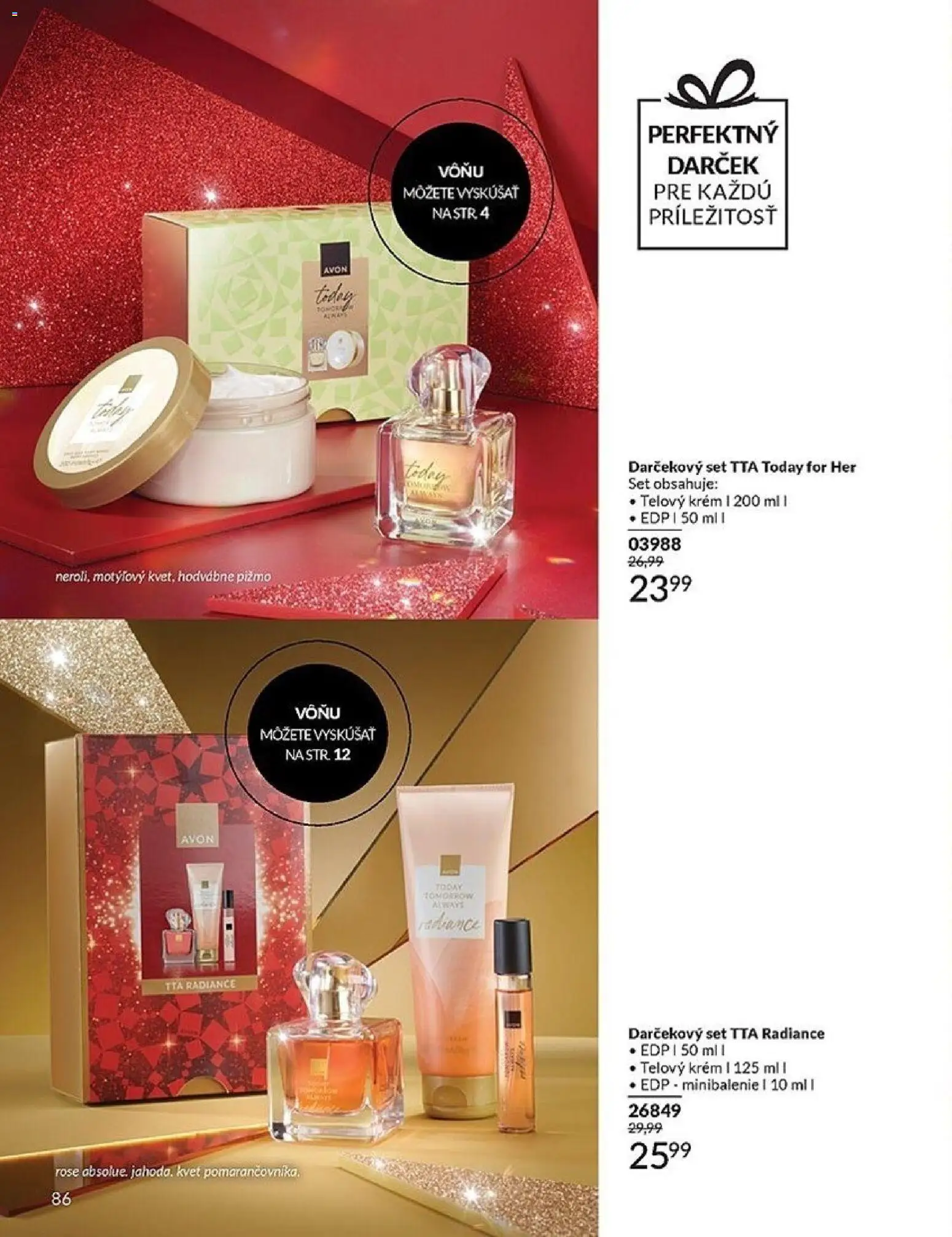 Nové Avon akcie – leták je platný od 01.01.2026 | Strana: 86 | Produkty: Telový krém, Krém