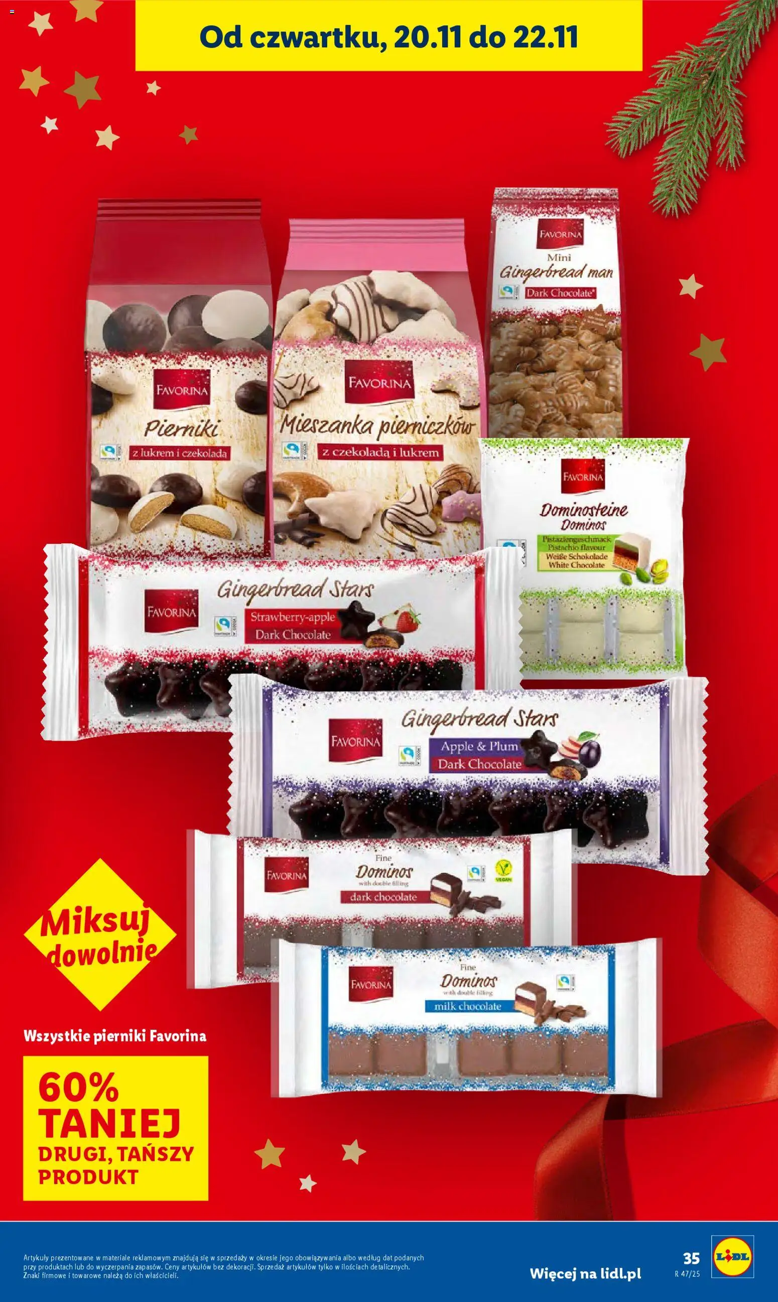 Lidl Gazetka od 20.11.2025 | Strona: 37 | Produkty: Pierniki, Czekolada
