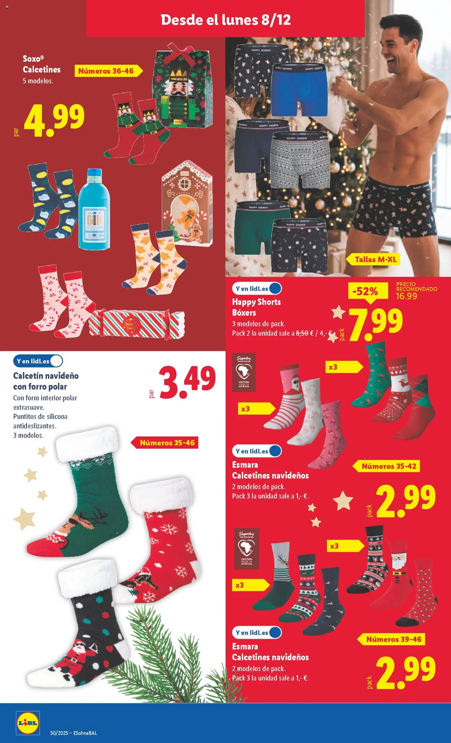Lidl folleto de bazar │ válido desde el 08.12.2025 | Página: 20 | Productos: Boxers