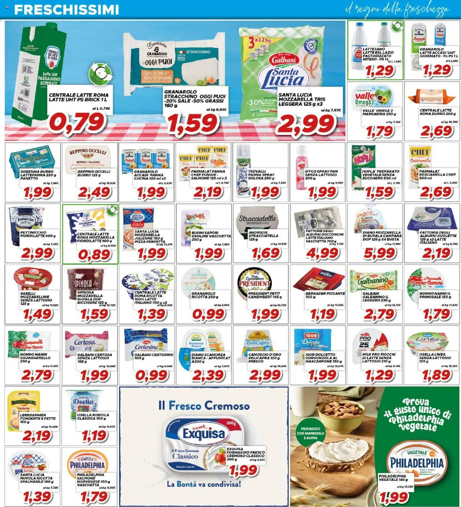 Volantino Ma Supermercati del 07.04.2026 | Pagina: 7 | Prodotti: Salmone, Sale, Mozzarella, Ricotta